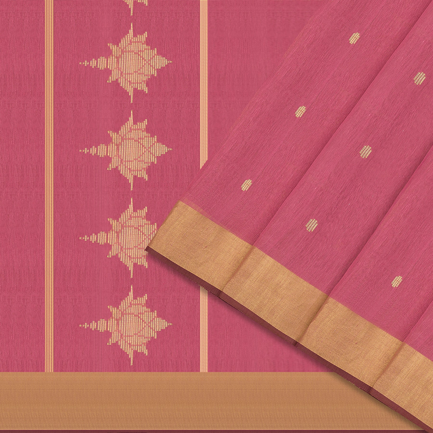 Pradeep Pillai Linen/Silk Sari 24-008-HS004-00164 - Cover View