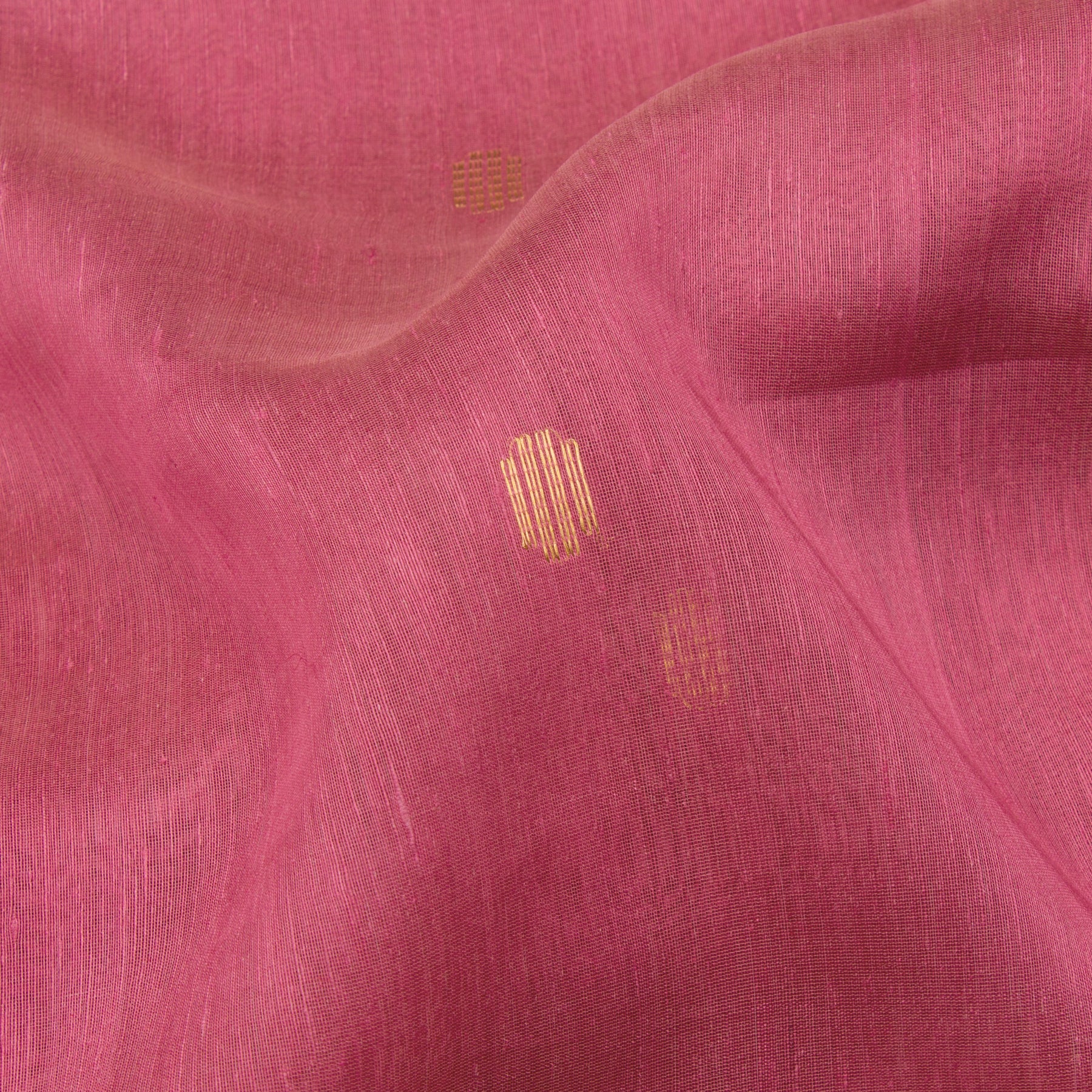 Pradeep Pillai Linen/Silk Sari 24-008-HS004-00164 - Fabric View