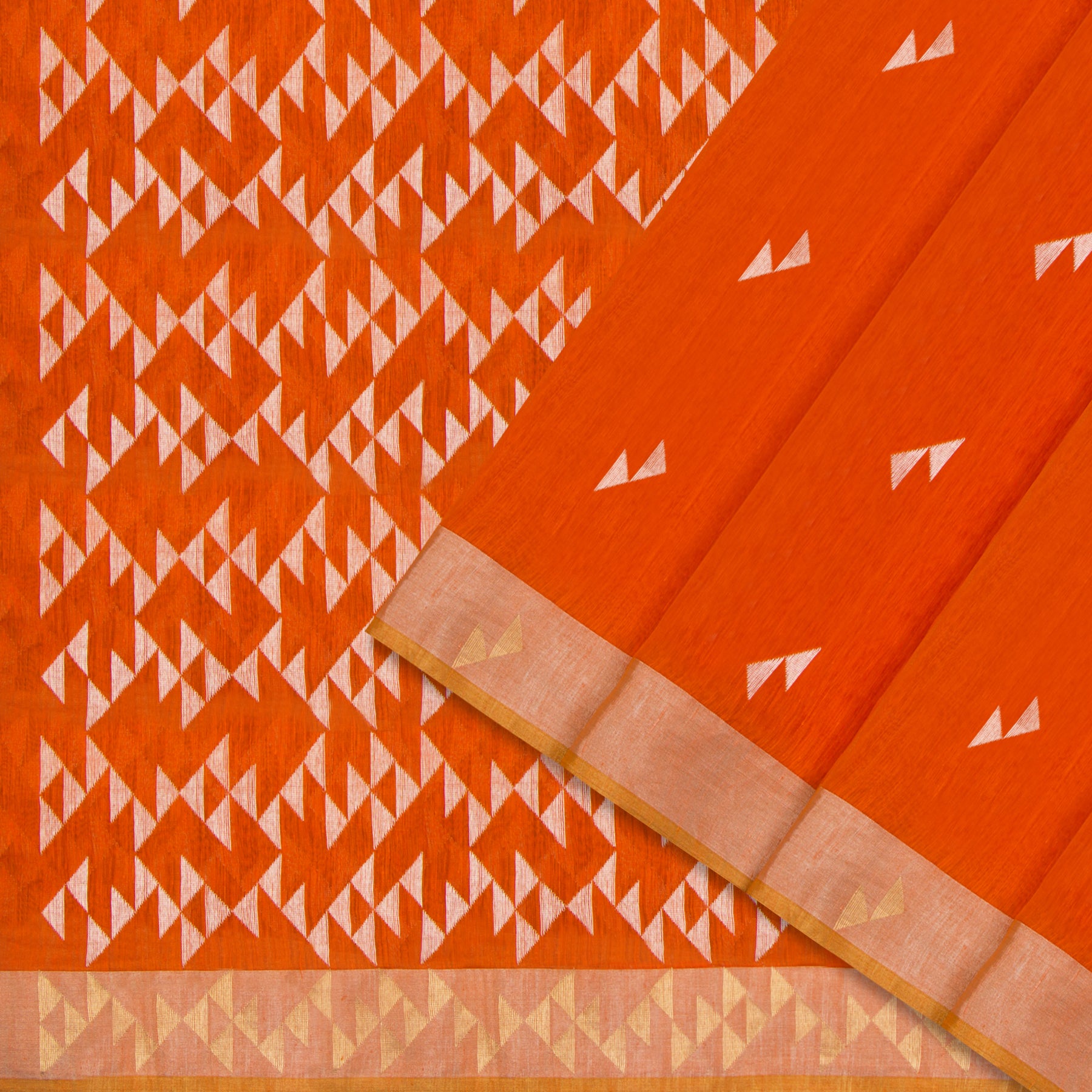 Pradeep Pillai Linen/Silk Sari 24-008-HS004-00168