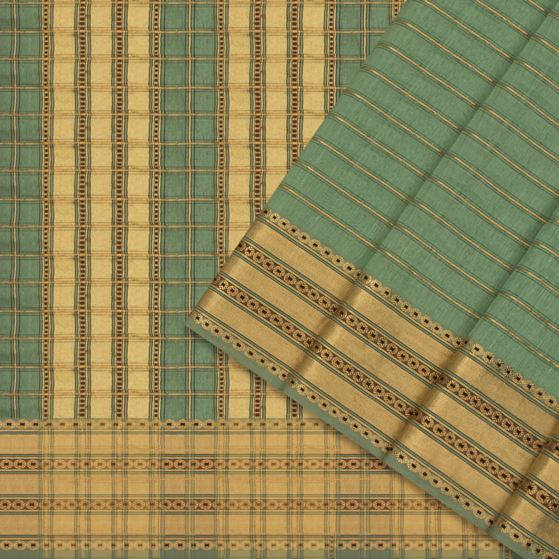 Pradeep Pillai Linen/Silk Sari 24-008-HS004-00226