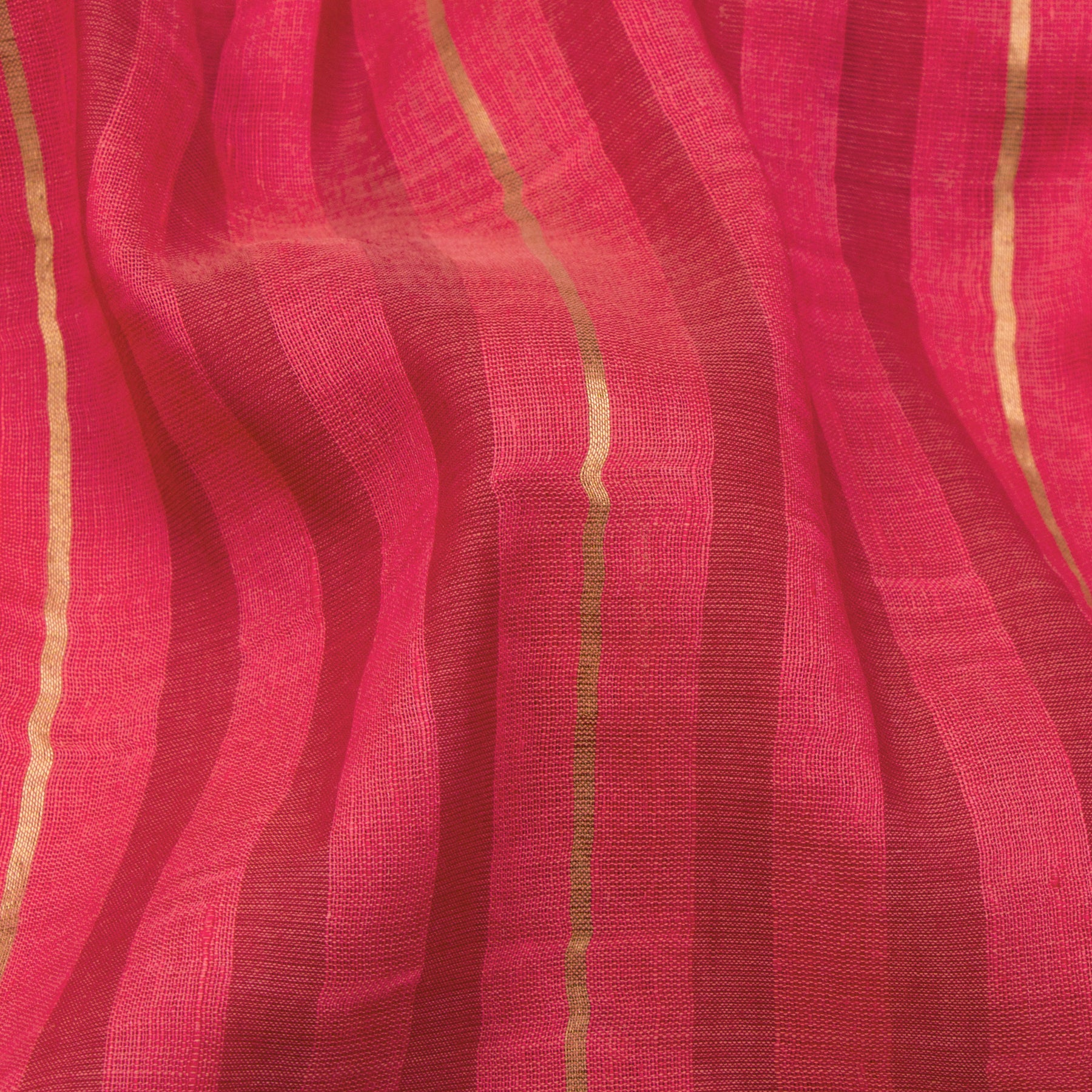 Pradeep Pillai Linen Cotton Sari 24-008-HS004-00427 - Fabric View