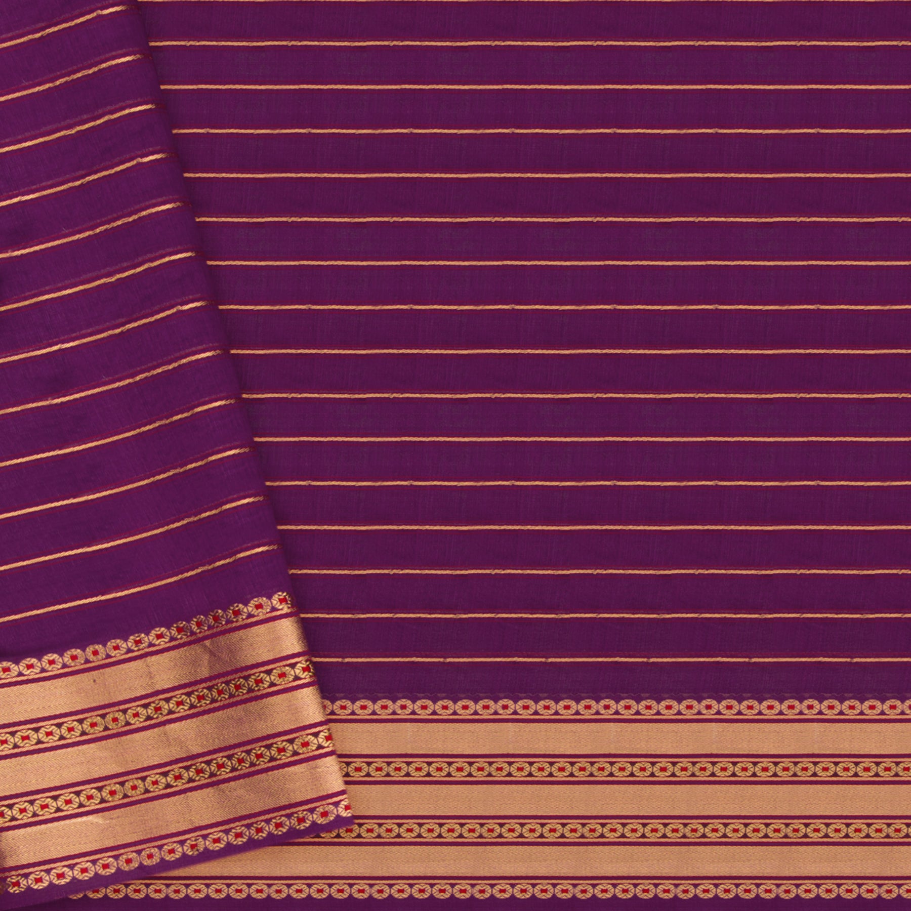 Pradeep Pillai Chanderi Silk/Cotton Sari 24-008-HS005-00530 - Blouse View