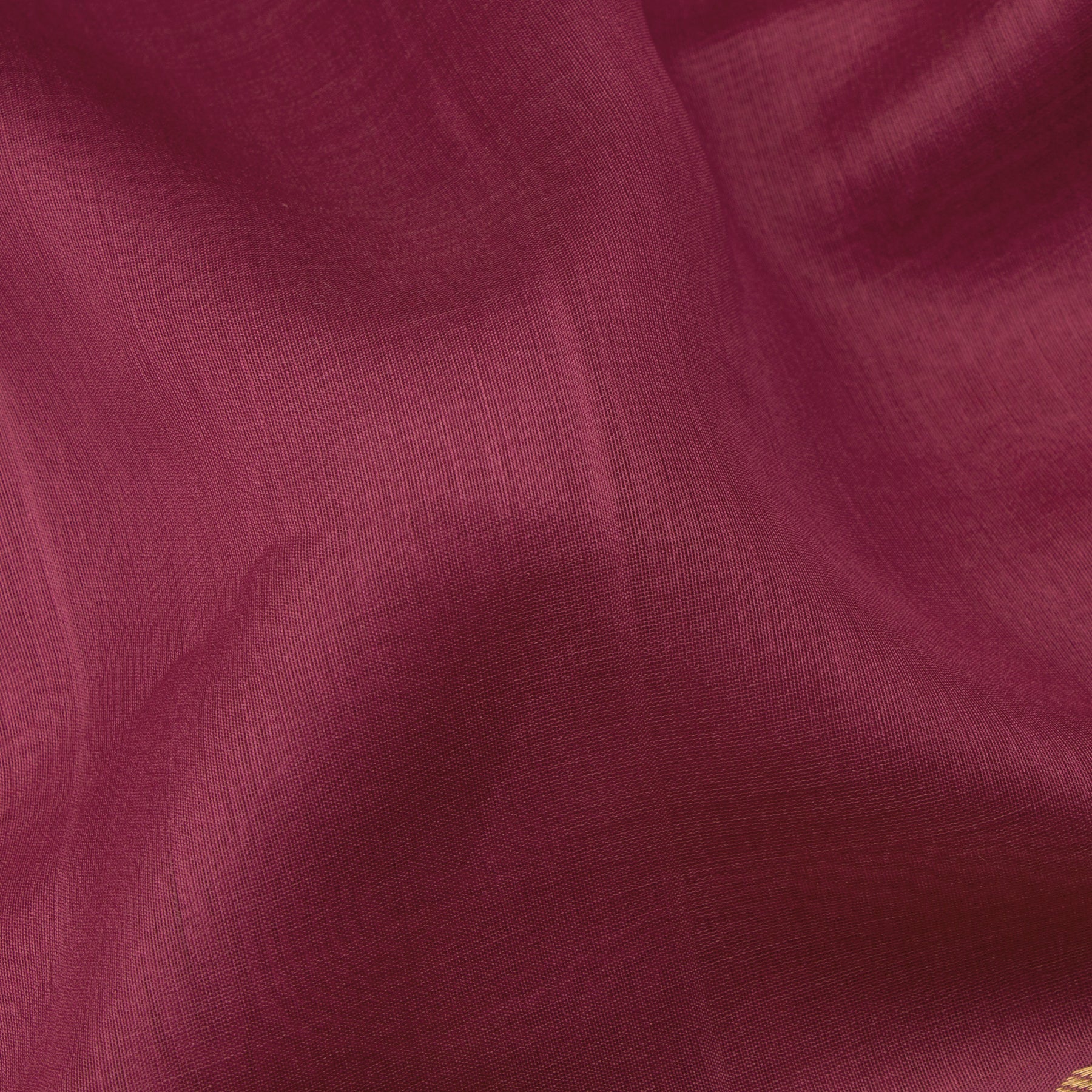 Pradeep Pillai Chanderi Silk/Cotton Sari 24-008-HS005-00286 - Fabric View