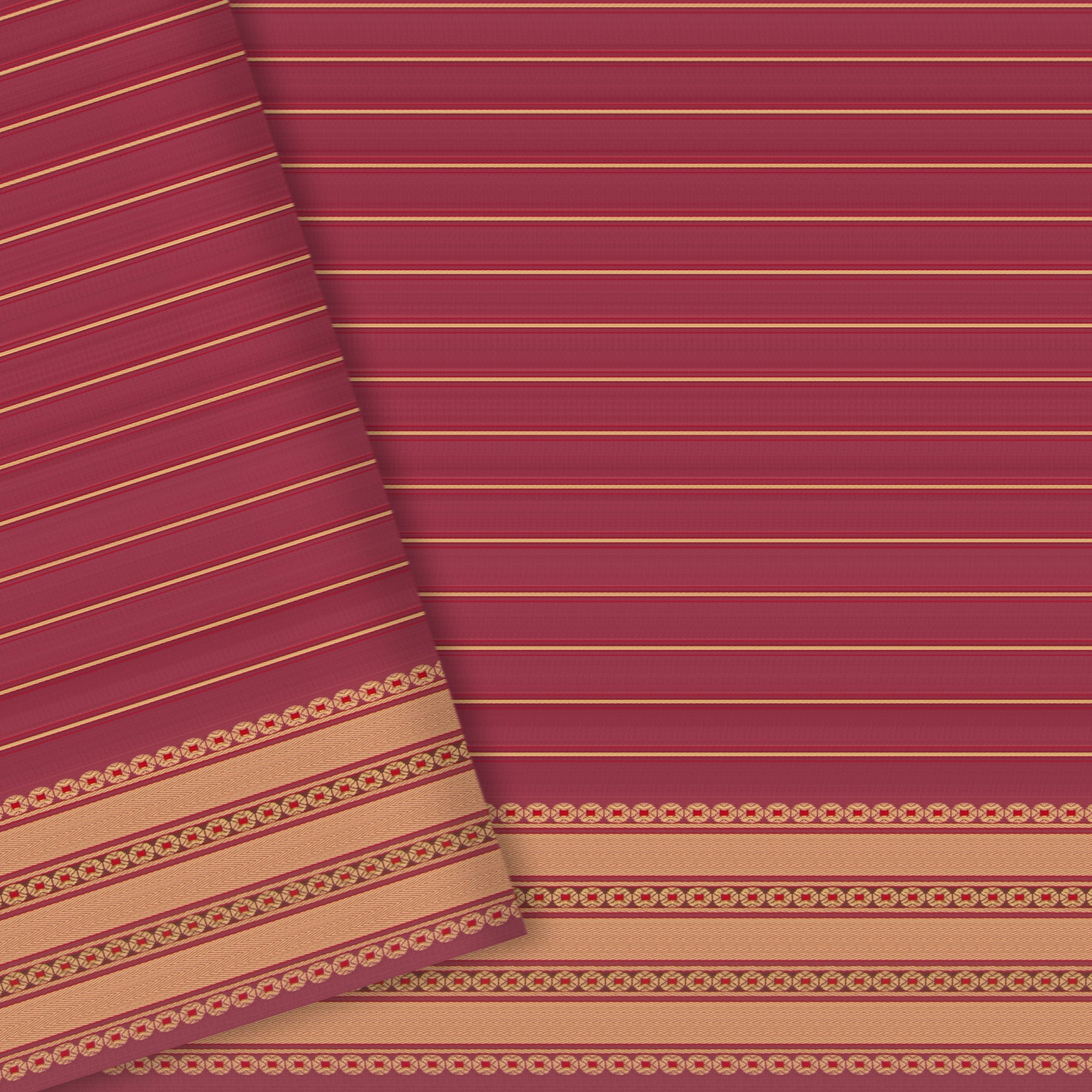 Pradeep Pillai Chanderi Silk/Cotton Sari 24-008-HS005-00527 - Blouse View