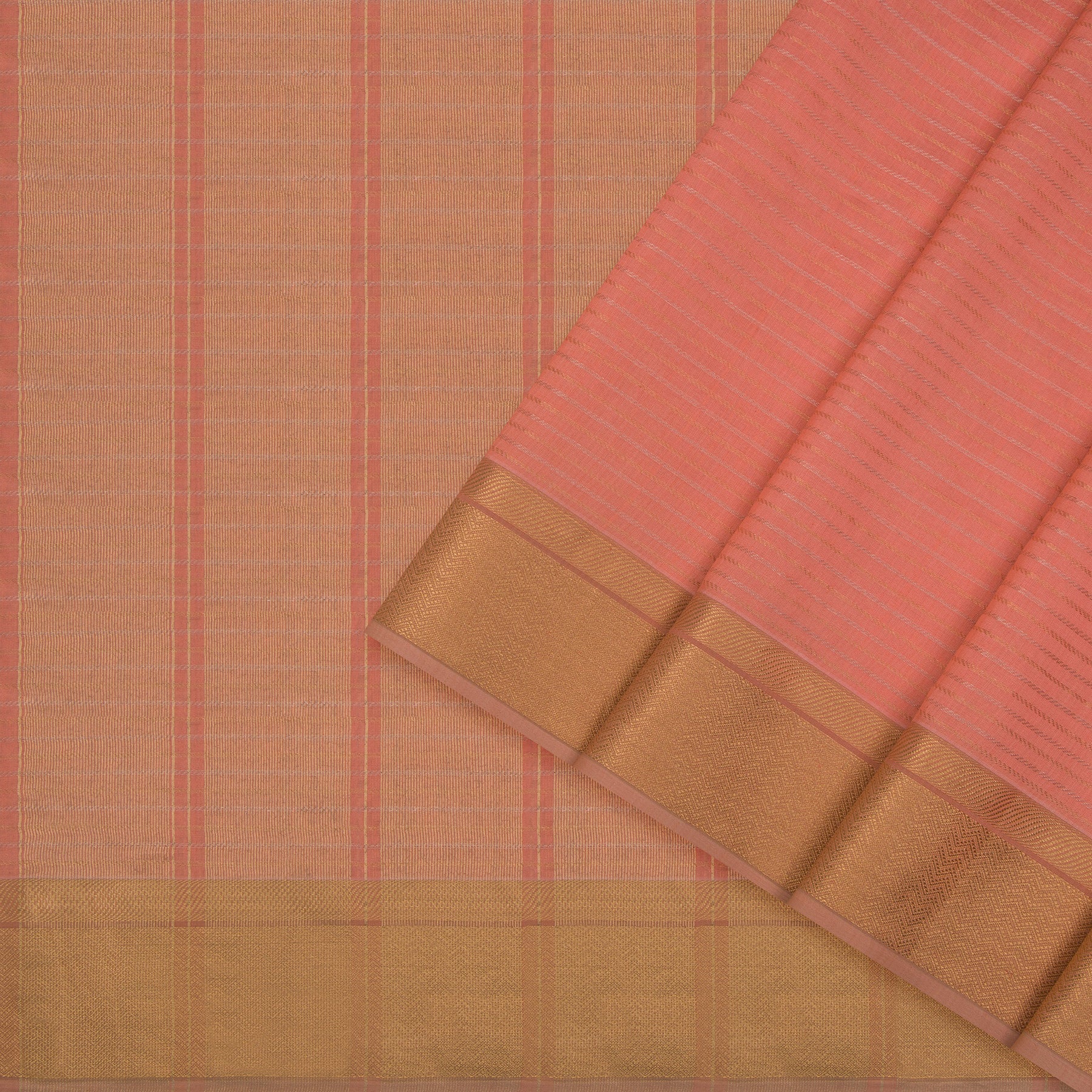 Pradeep Pillai Silk /Cotton Sari 24-008-HS005-00807 - Cover View