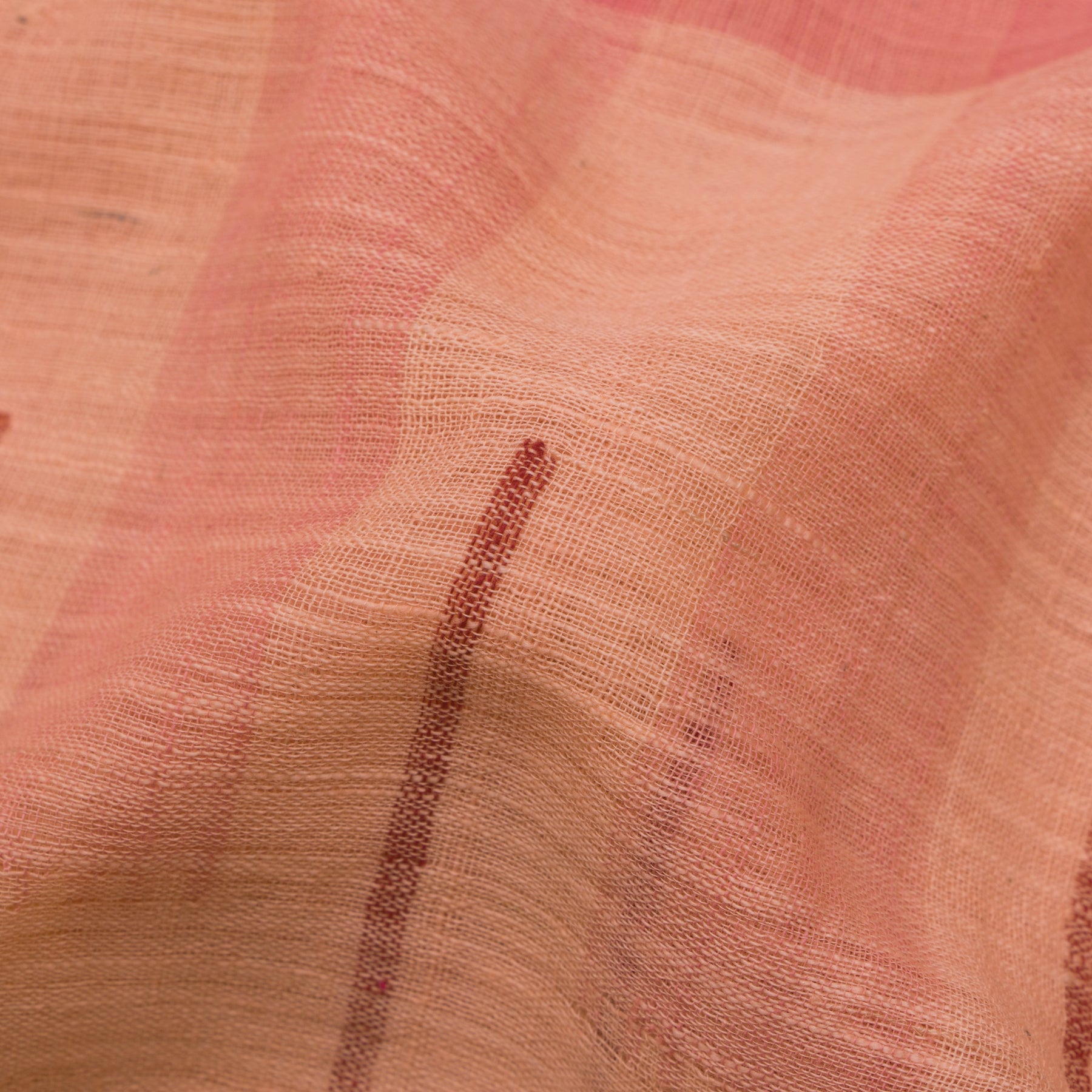 TaanBaan Khadi Cotton Sari 24-013-HS003-00052 - Fabric View