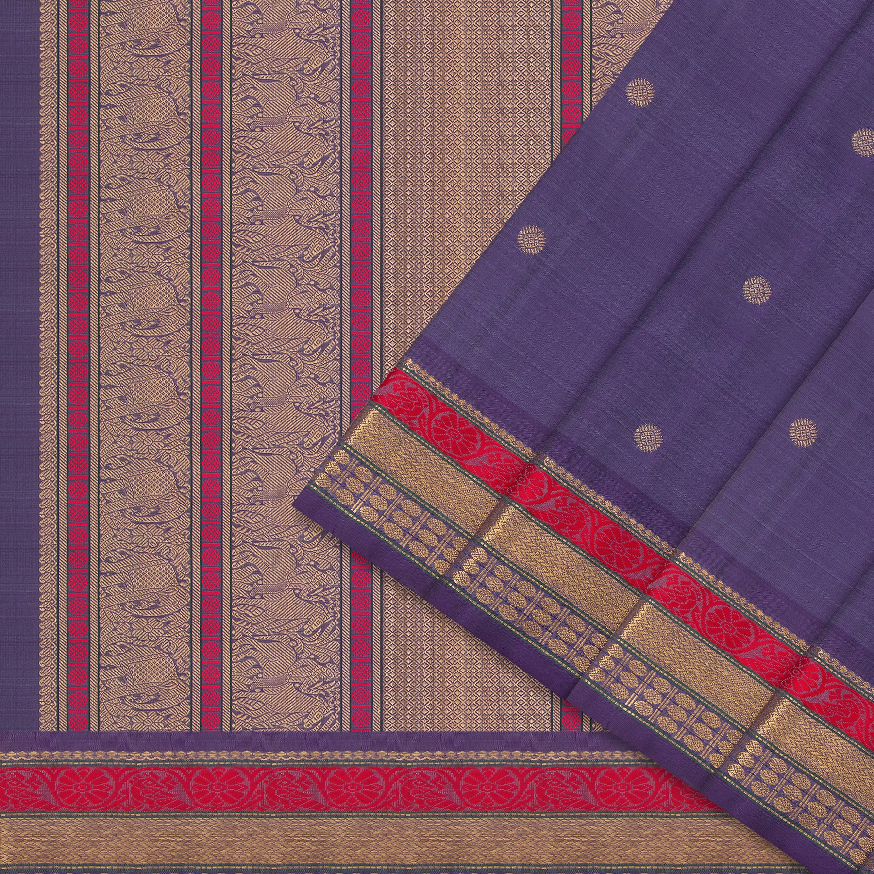 Kanakavalli Kanjivaram Silk Sari 24-040-HS001-10941 - Cover View