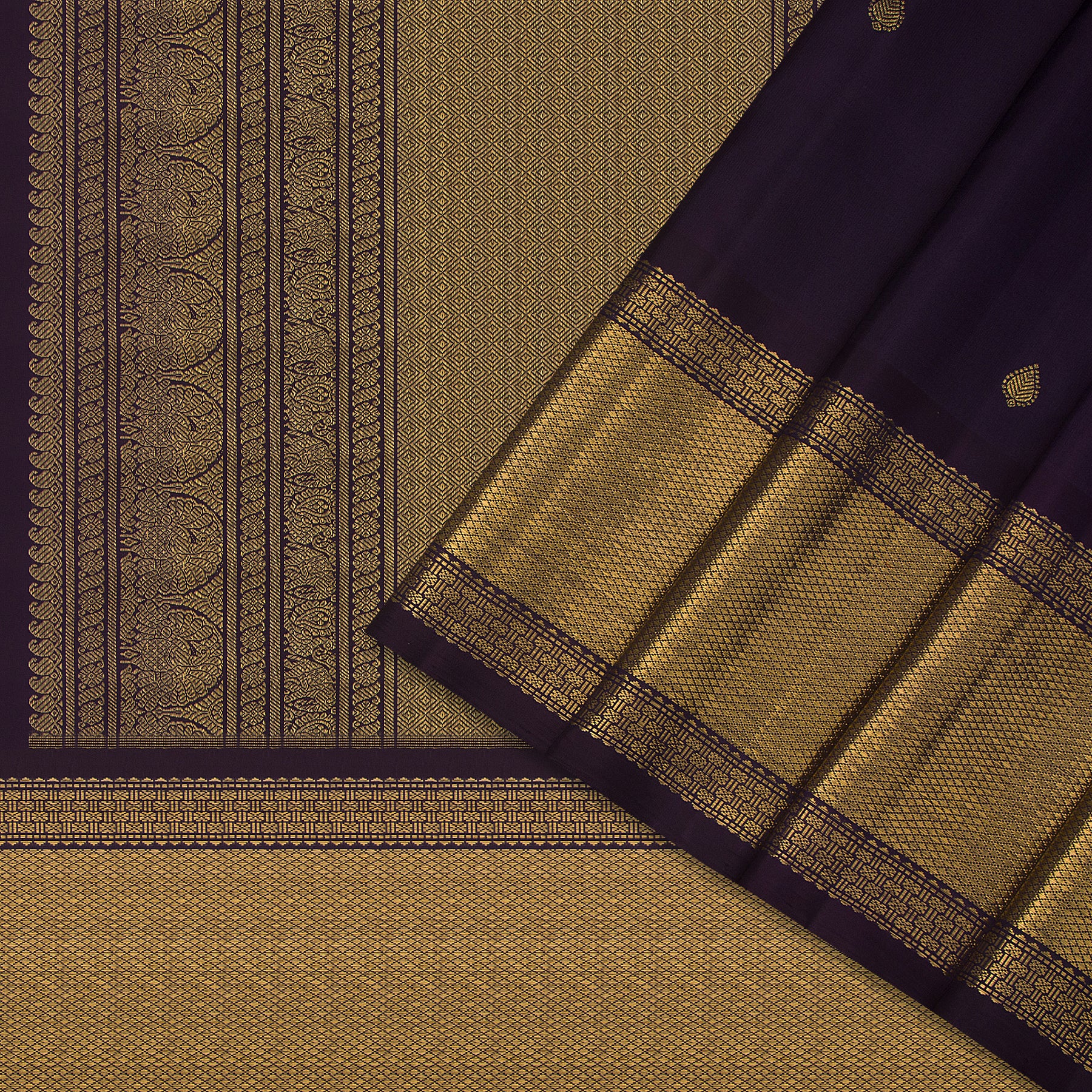 Kanakavalli Kanjivaram Silk Sari 24-040-HS001-01052 - Cover View