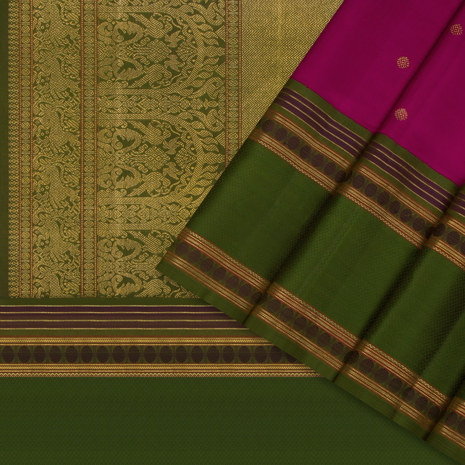 Kanakavalli Kanjivaram Silk Sari 24-040-HS001-01063 - Cover View