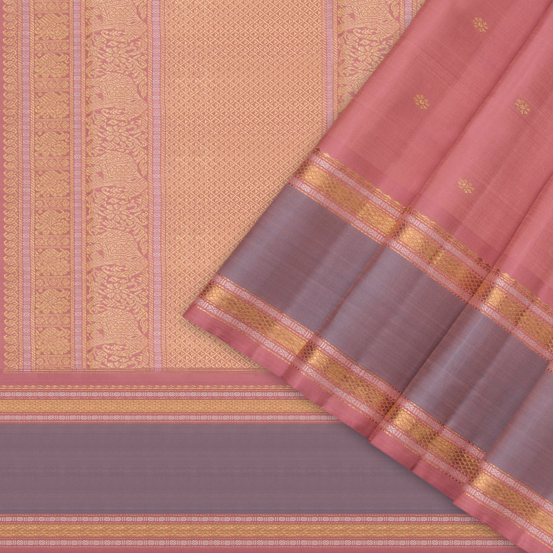 Kanakavalli Kanjivaram Silk Sari 24-040-HS001-02415 - Cover View