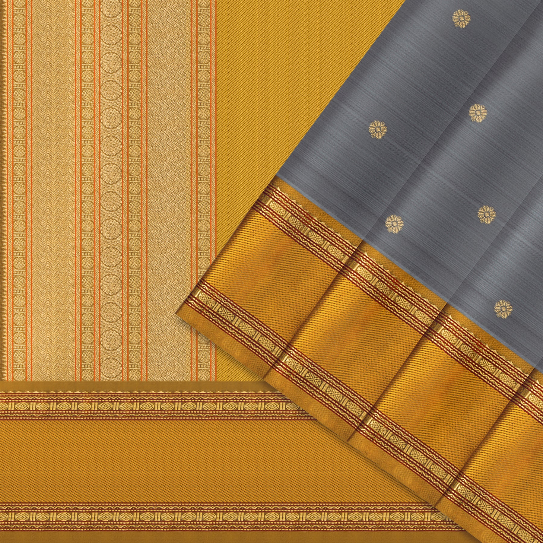 Kanakavalli Kanjivaram Silk Sari 24-040-HS001-02420 - Cover View