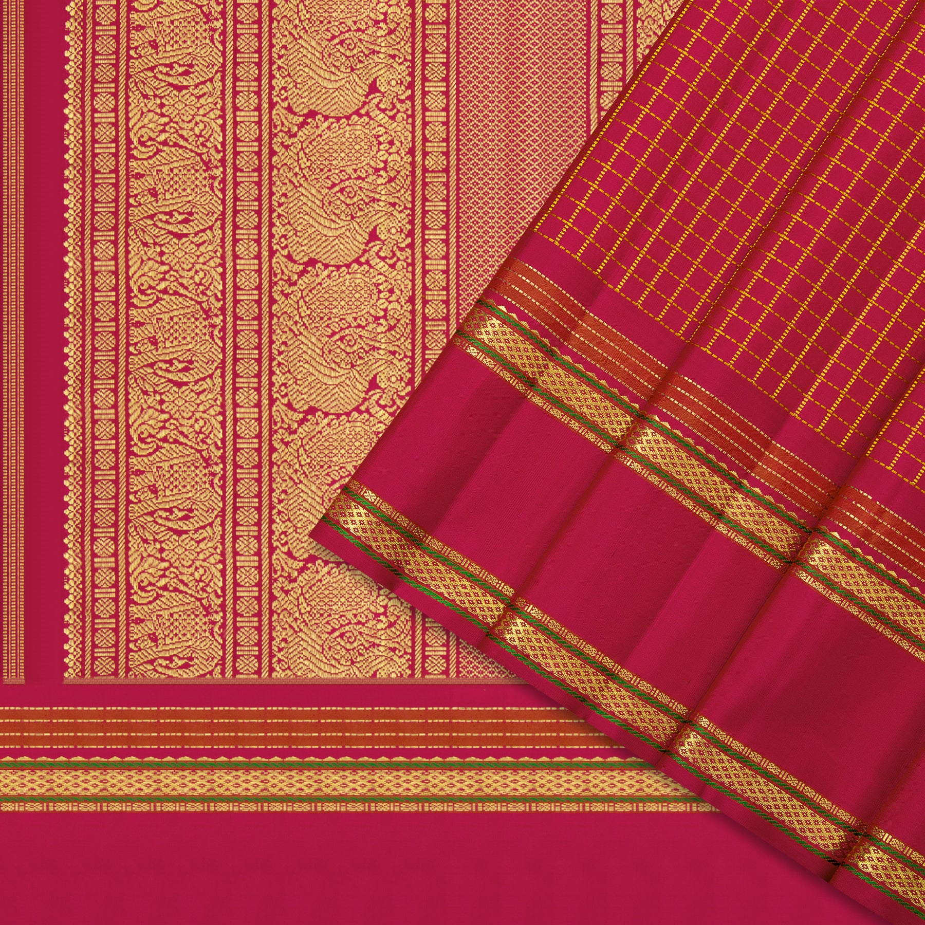 Kanakavalli Kanjivaram Silk Sari 24-040-HS001-02421 - Cover View