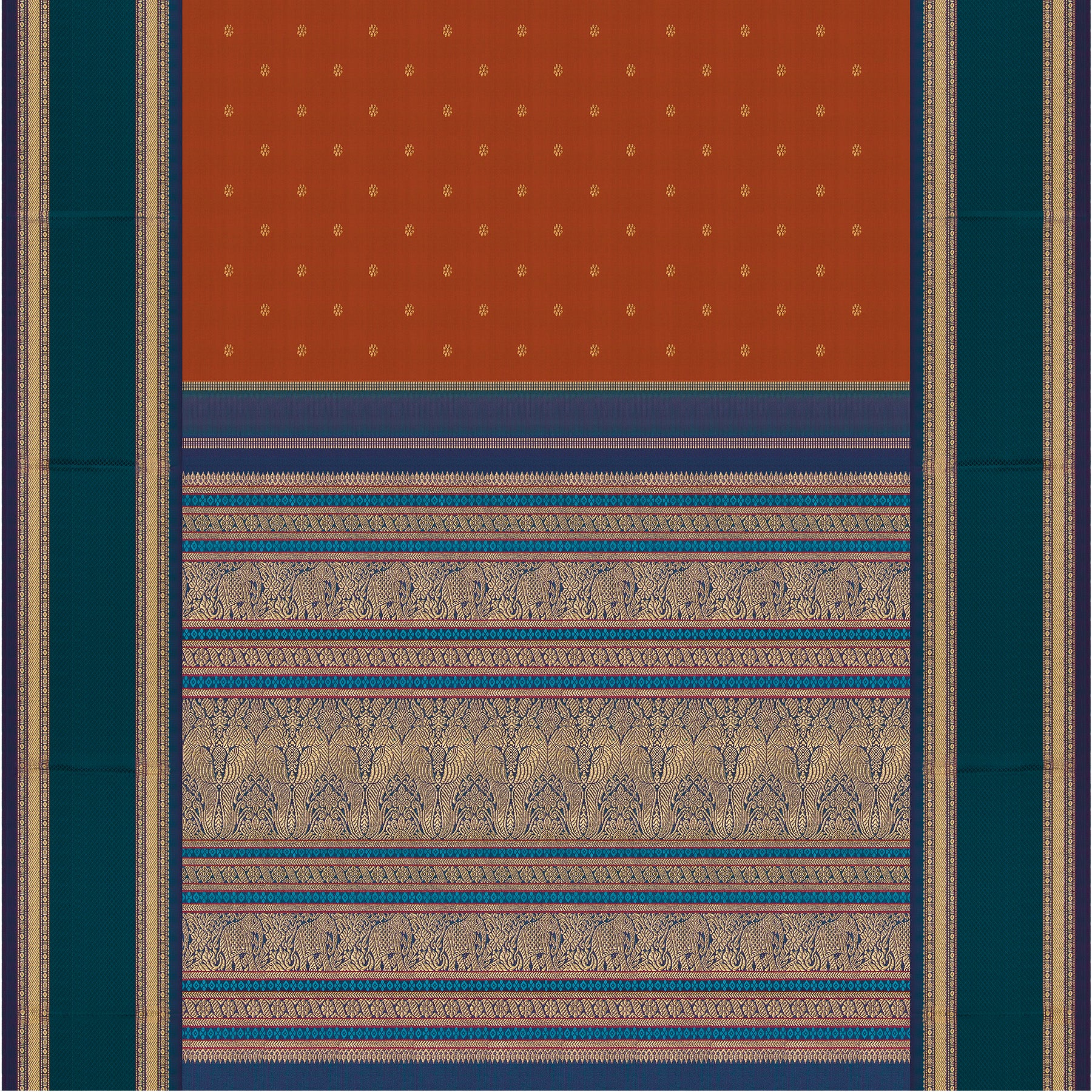 Kanakavalli Kanjivaram Silk Sari 24-040-HS001-02438 - Full View