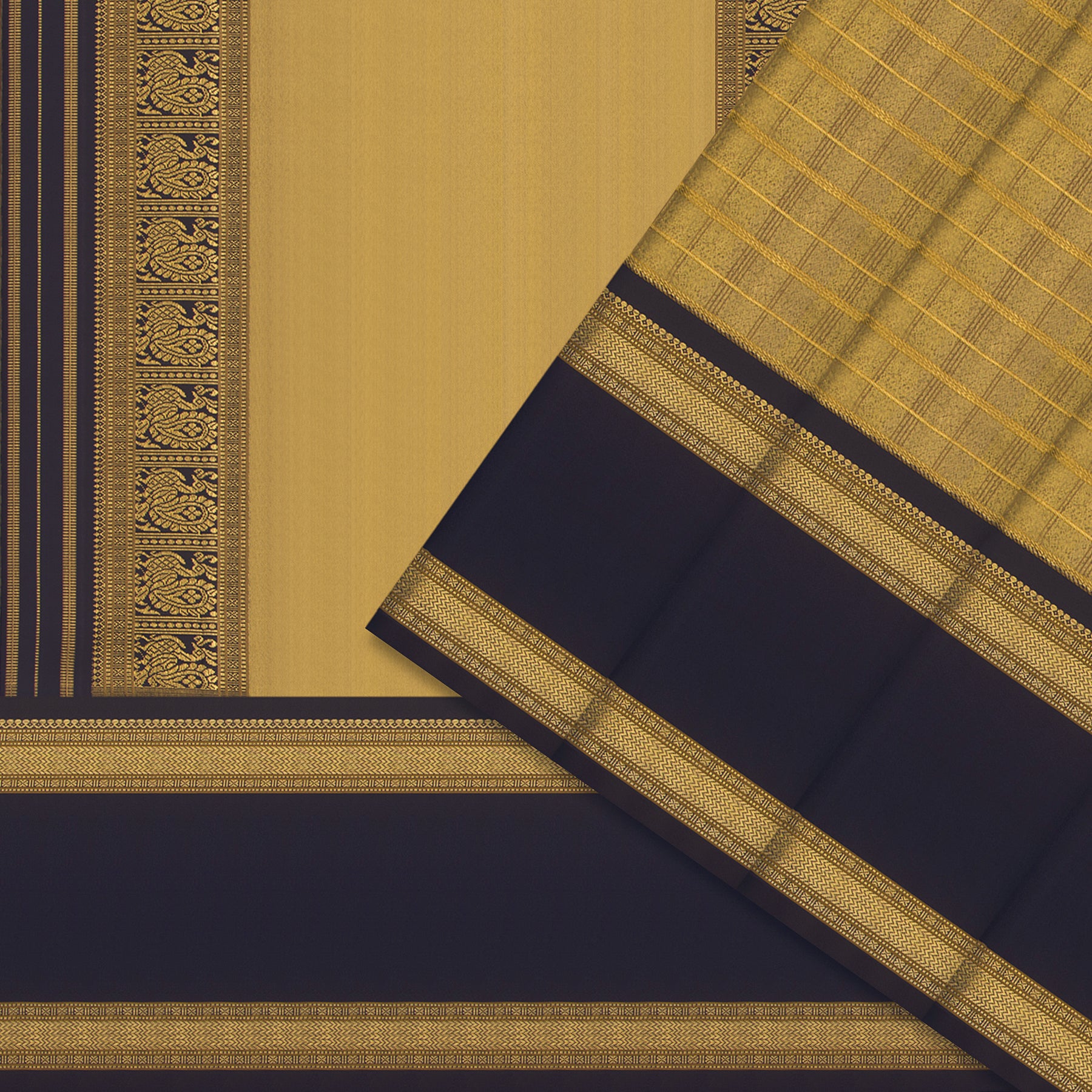 Kanakavalli Kanjivaram Silk Sari 24-040-HS001-02445 - Cover View