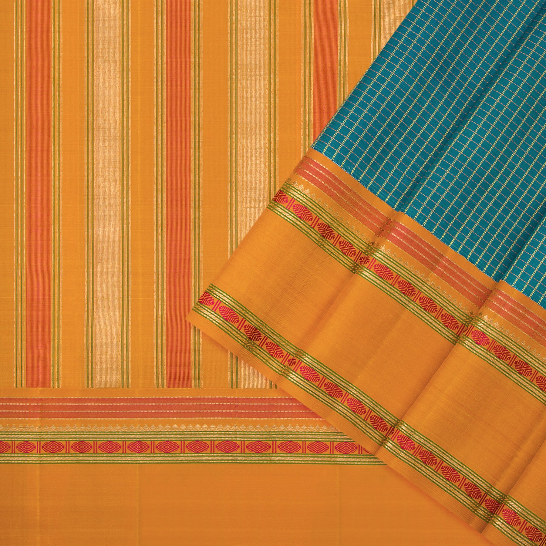 Kanakavalli Kanjivaram Silk Sari 24-040-HS001-02457 - Cover View