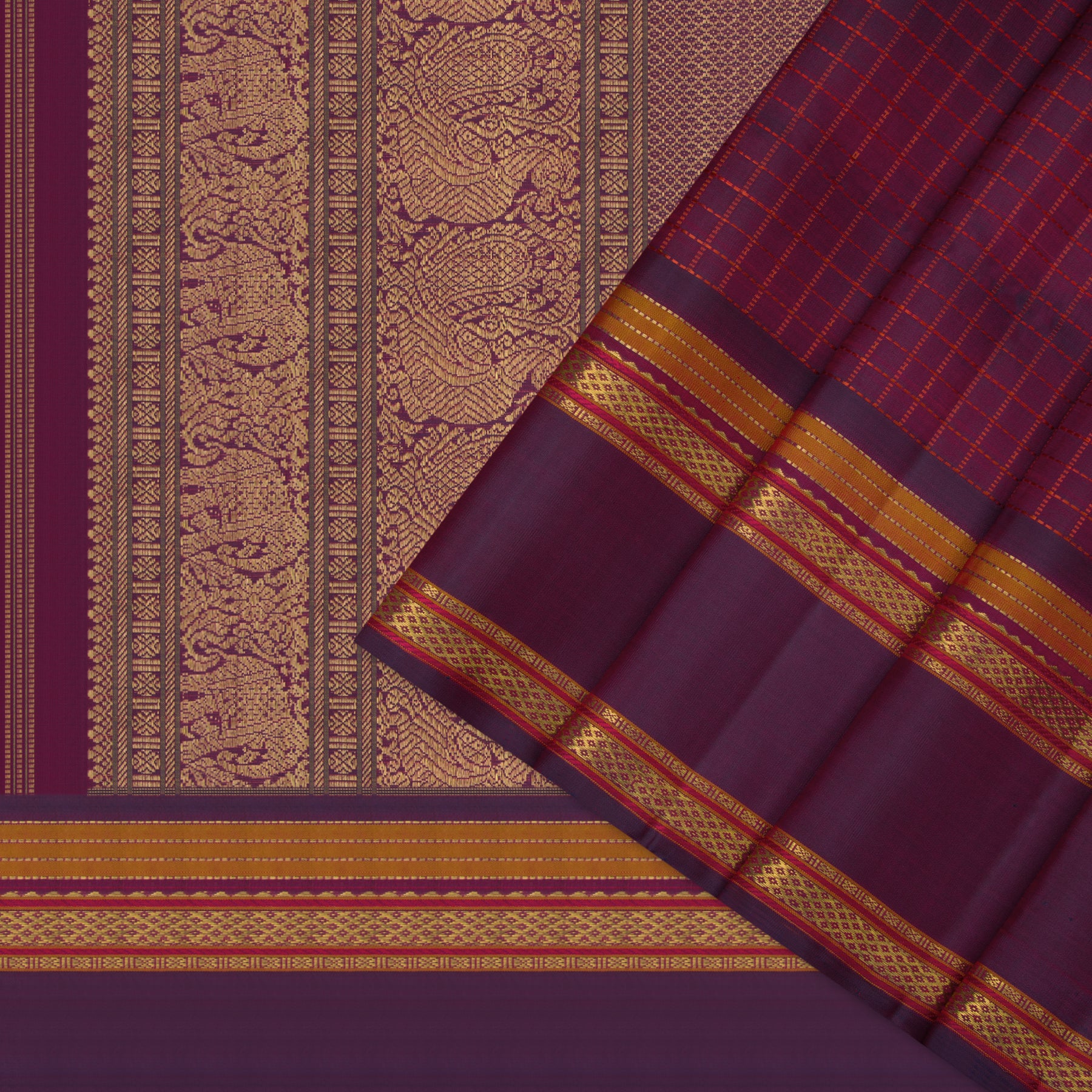 Kanakavalli Kanjivaram Silk Sari 24-040-HS001-04638 - Cover View