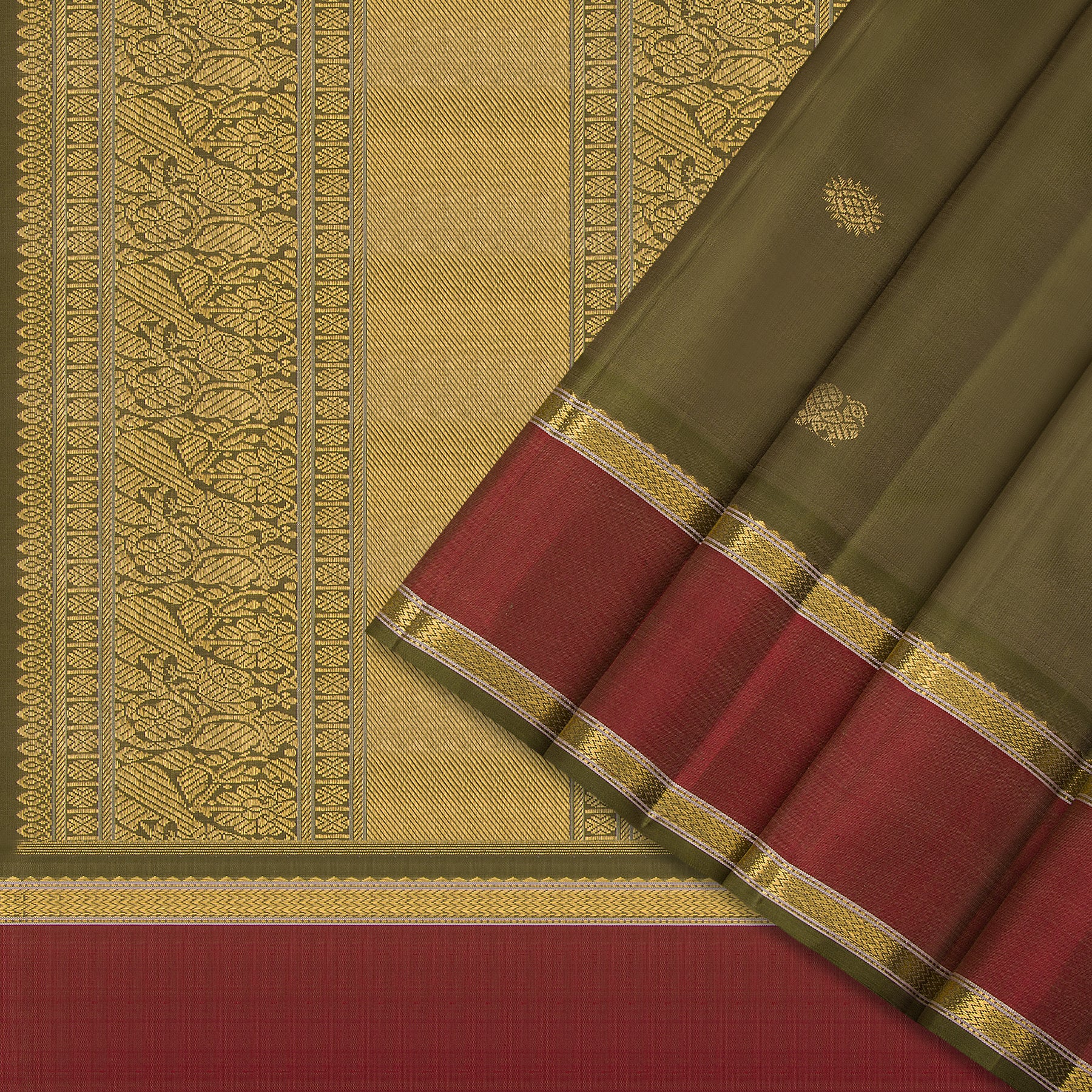 Kanakavalli Kanjivaram Silk Sari 24-040-HS001-04648 - Cover View