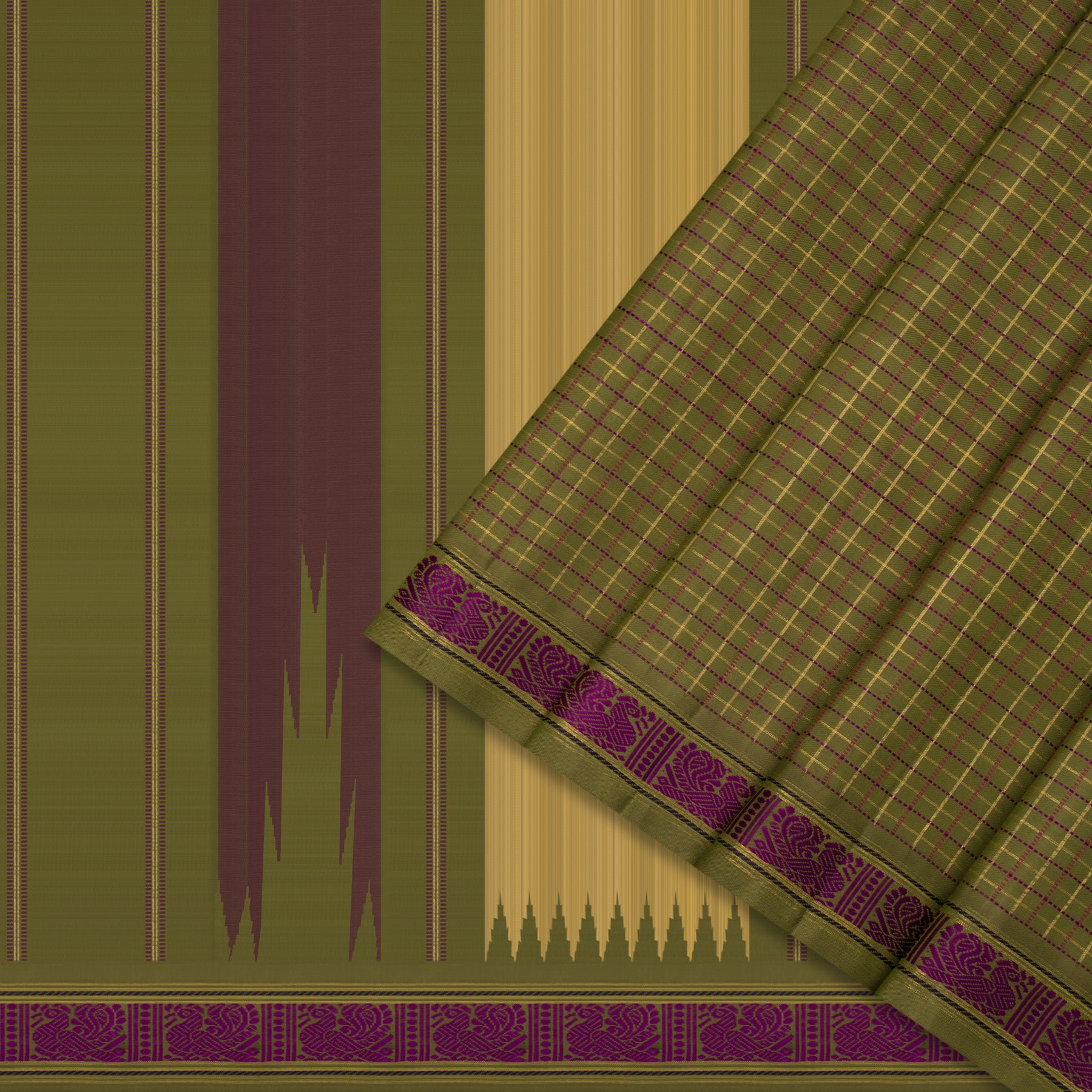 Kanakavalli Kanjivaram Silk Sari 24-040-HS001-04653 - Cover View