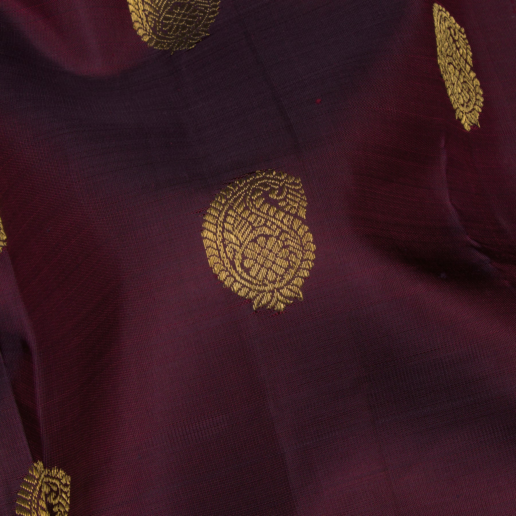 Kanakavalli Kanjivaram Silk Sari 24-040-HS001-04655 - Fabric View