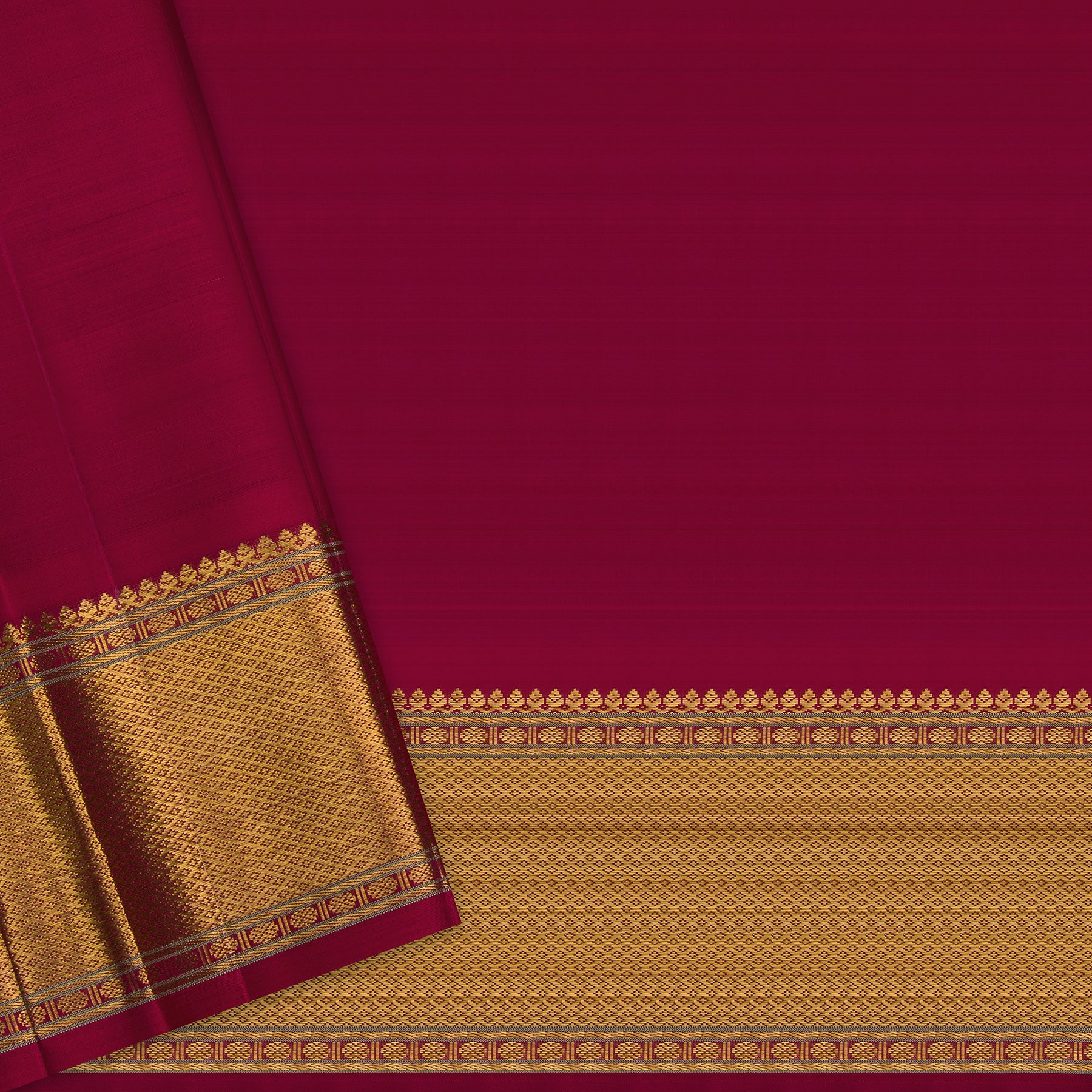 Kanakavalli Kanjivaram Silk Sari 24-040-HS001-04662 - Blouse View