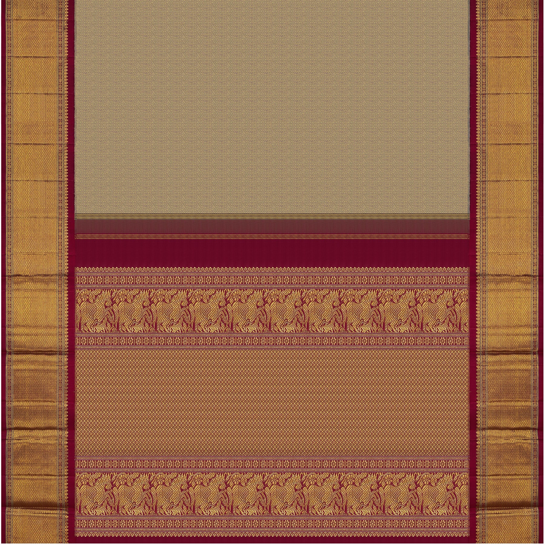 Kanakavalli Kanjivaram Silk Sari 24-040-HS001-04662 - Full View