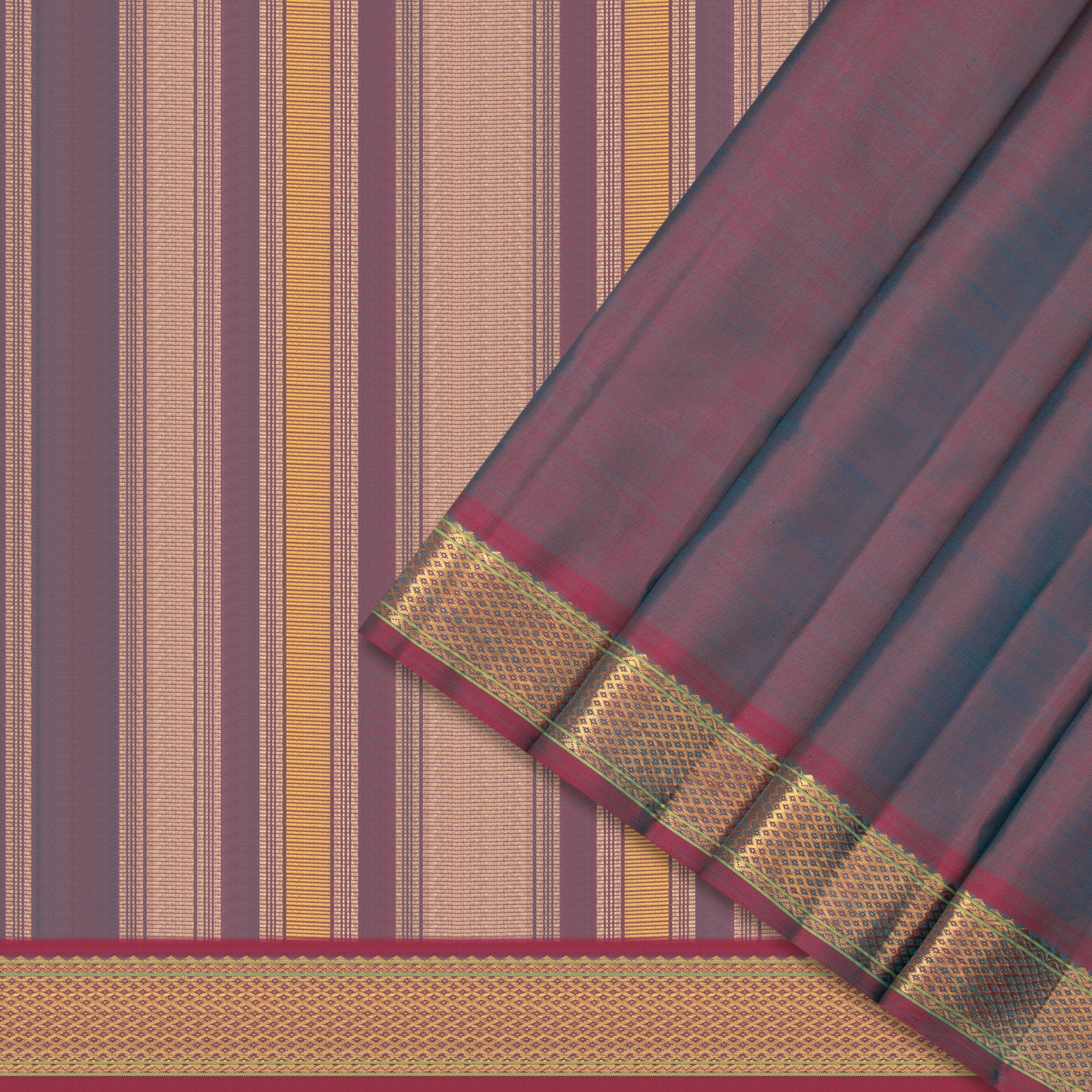 Kanakavalli Kanjivaram Silk Sari 24-040-HS001-04671 - Cover View