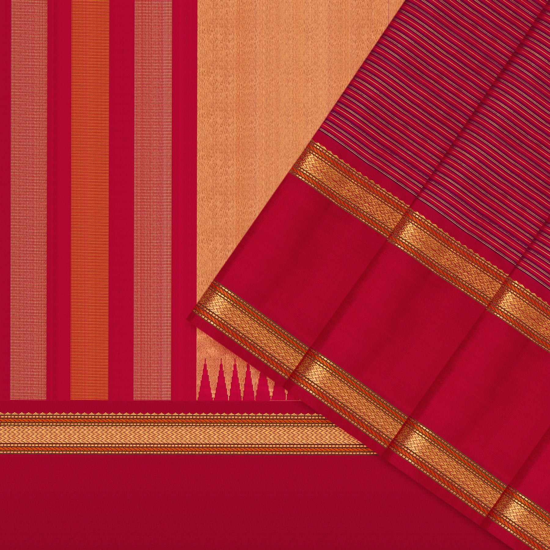 Kanakavalli Kanjivaram Silk Sari 24-040-HS001-04681 - Cover View