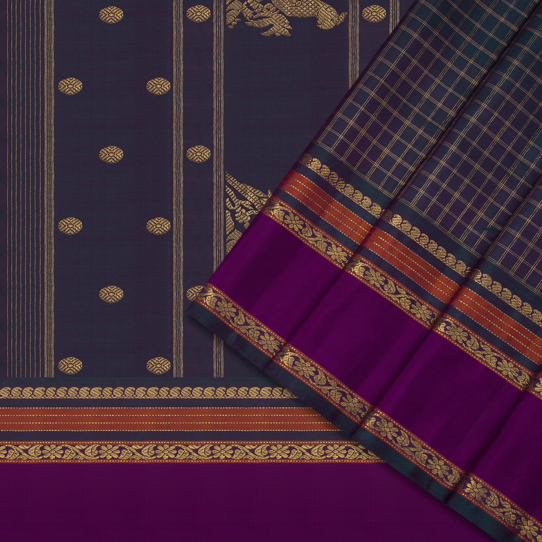 Kanakavalli Kanjivaram Silk Sari 24-040-HS001-04683 - Cover View