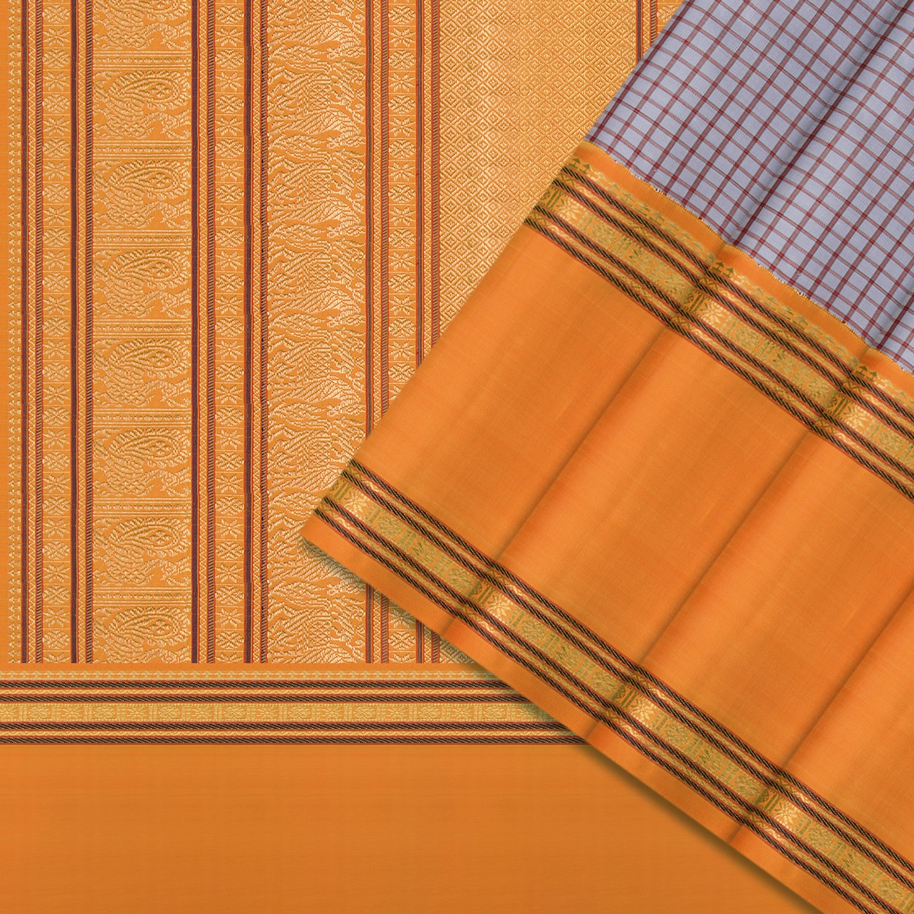 Kanakavalli Kanjivaram Silk Sari 24-040-HS001-04684 - Cover View