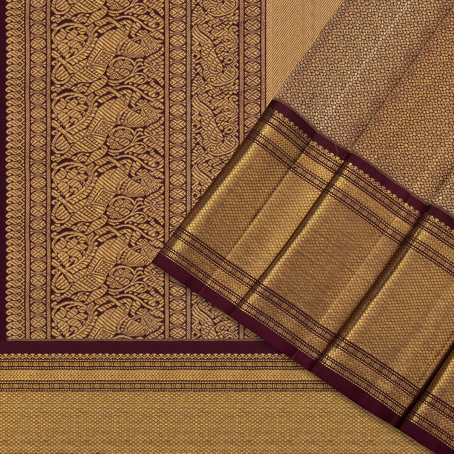 Kanakavalli Kanjivaram Silk Sari 24-040-HS001-04689 - Cover View