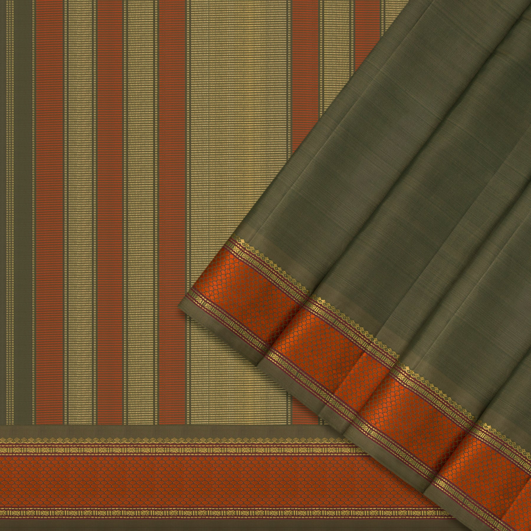 Kanakavalli Kanjivaram Silk Sari 24-040-HS001-04690 - Cover View