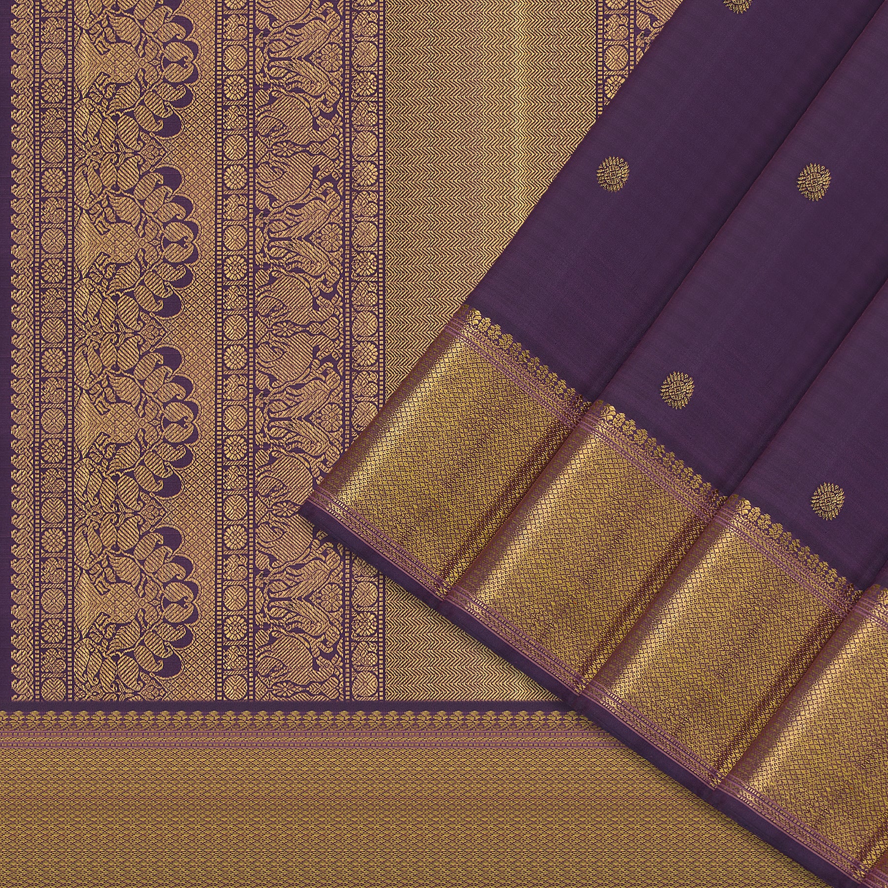 Kanakavalli Kanjivaram Silk Sari 24-040-HS001-04713 - Cover View