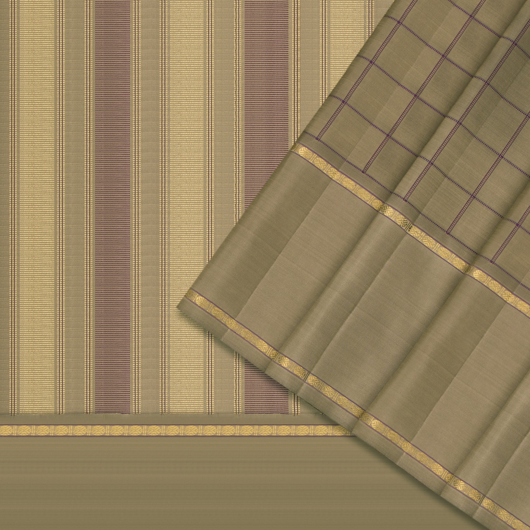 Kanakavalli Kanjivaram Silk Sari 24-040-HS001-04720 - Cover View