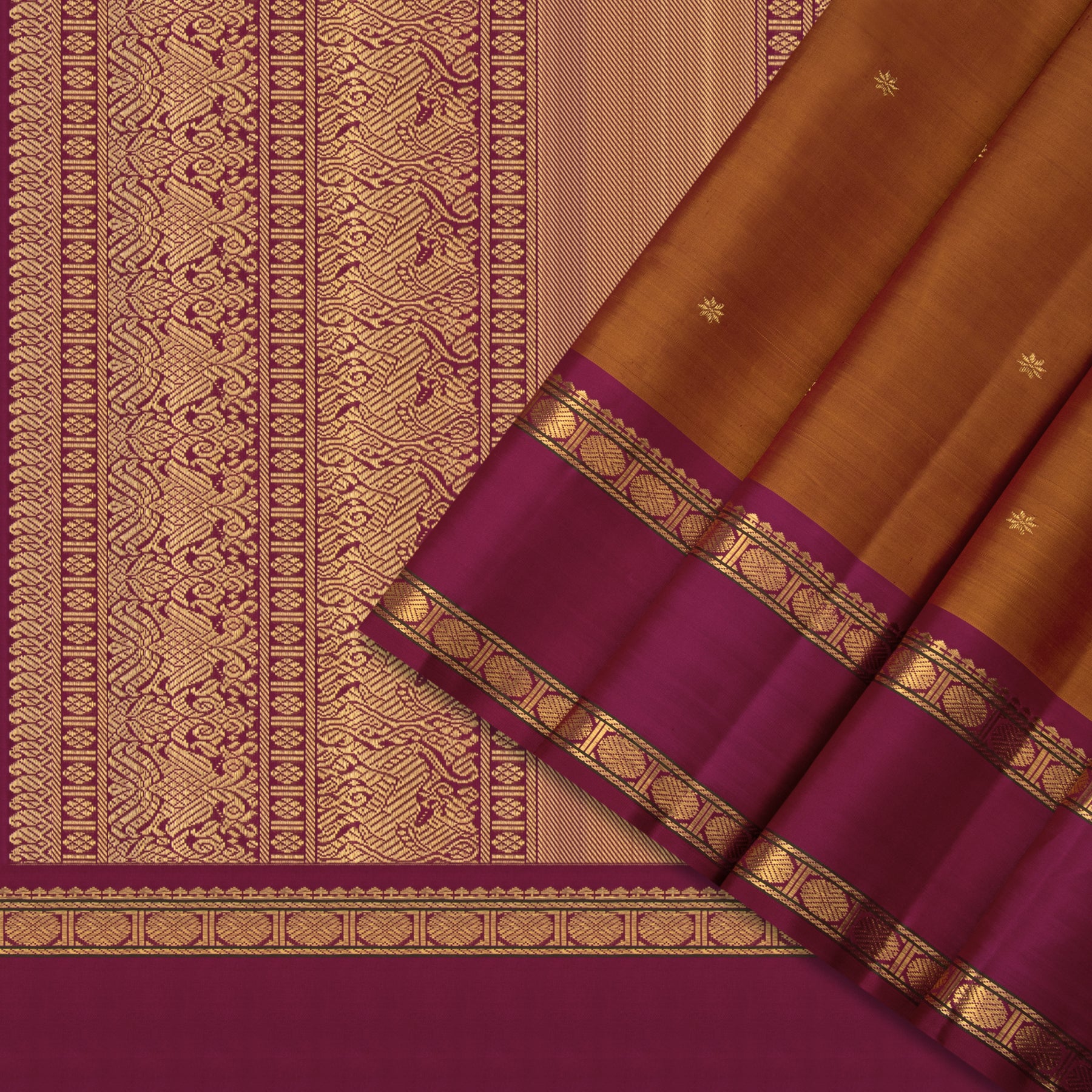 Kanakavalli Kanjivaram Silk Sari 24-040-HS001-04721 - Cover View