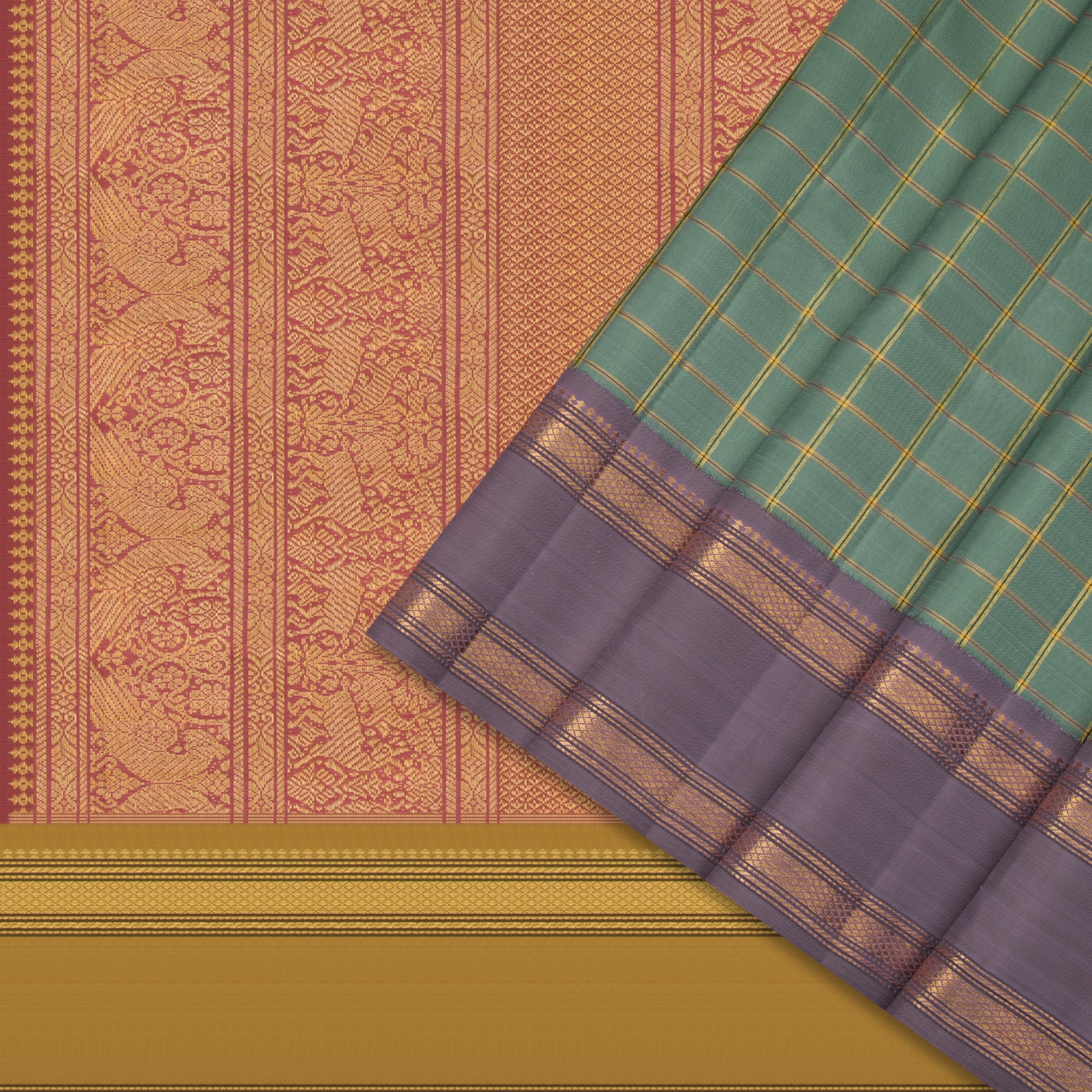 Kanakavalli Kanjivaram Silk Sari 24-040-HS001-05191 - Cover View