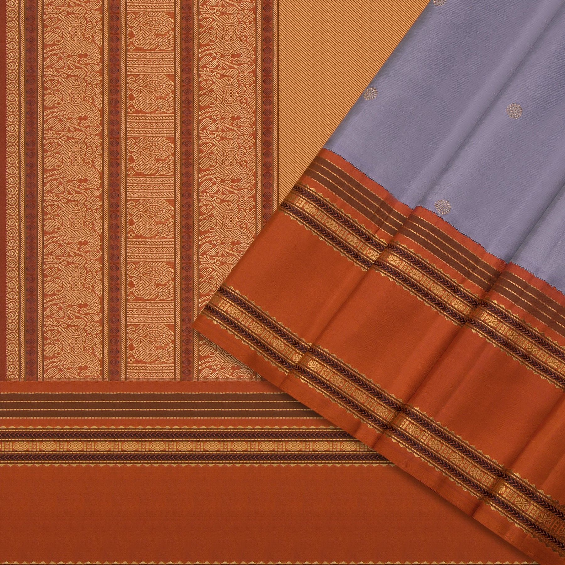 Kanakavalli Kanjivaram Silk Sari 24-040-HS001-05195 - Cover View