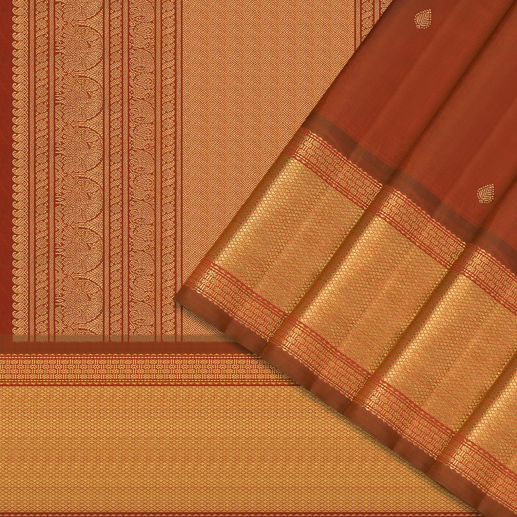 Kanakavalli Kanjivaram Silk Sari 24-040-HS001-05203 - Cover View