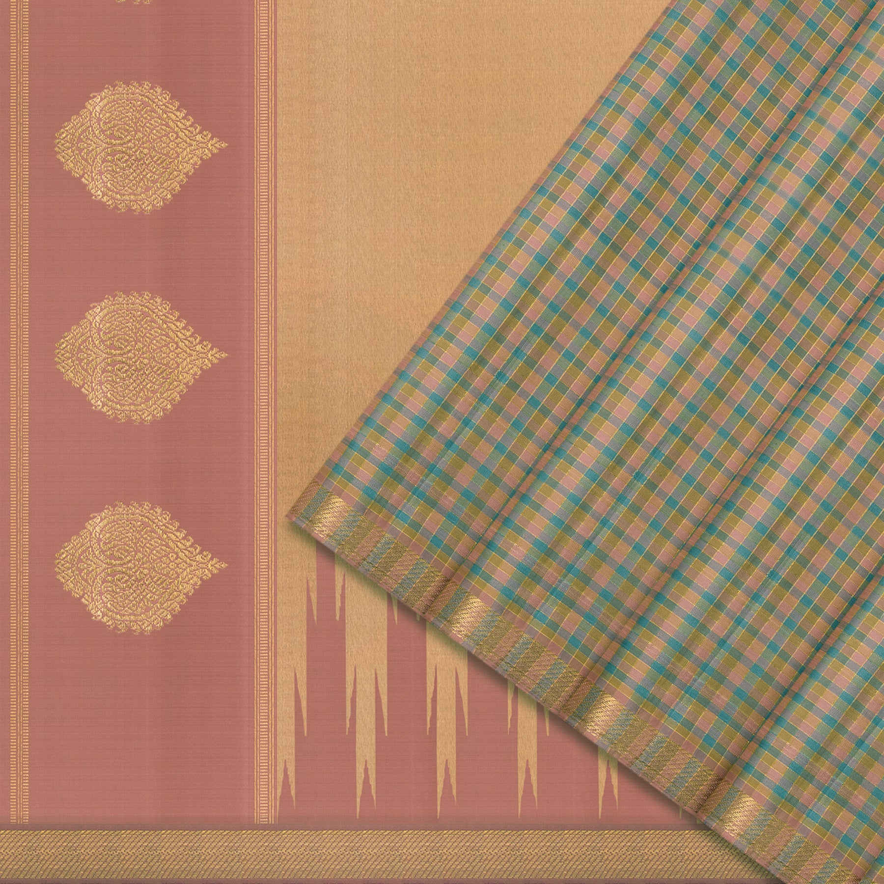 Kanakavalli Kanjivaram Silk Sari 24-040-HS001-05207 - Cover View