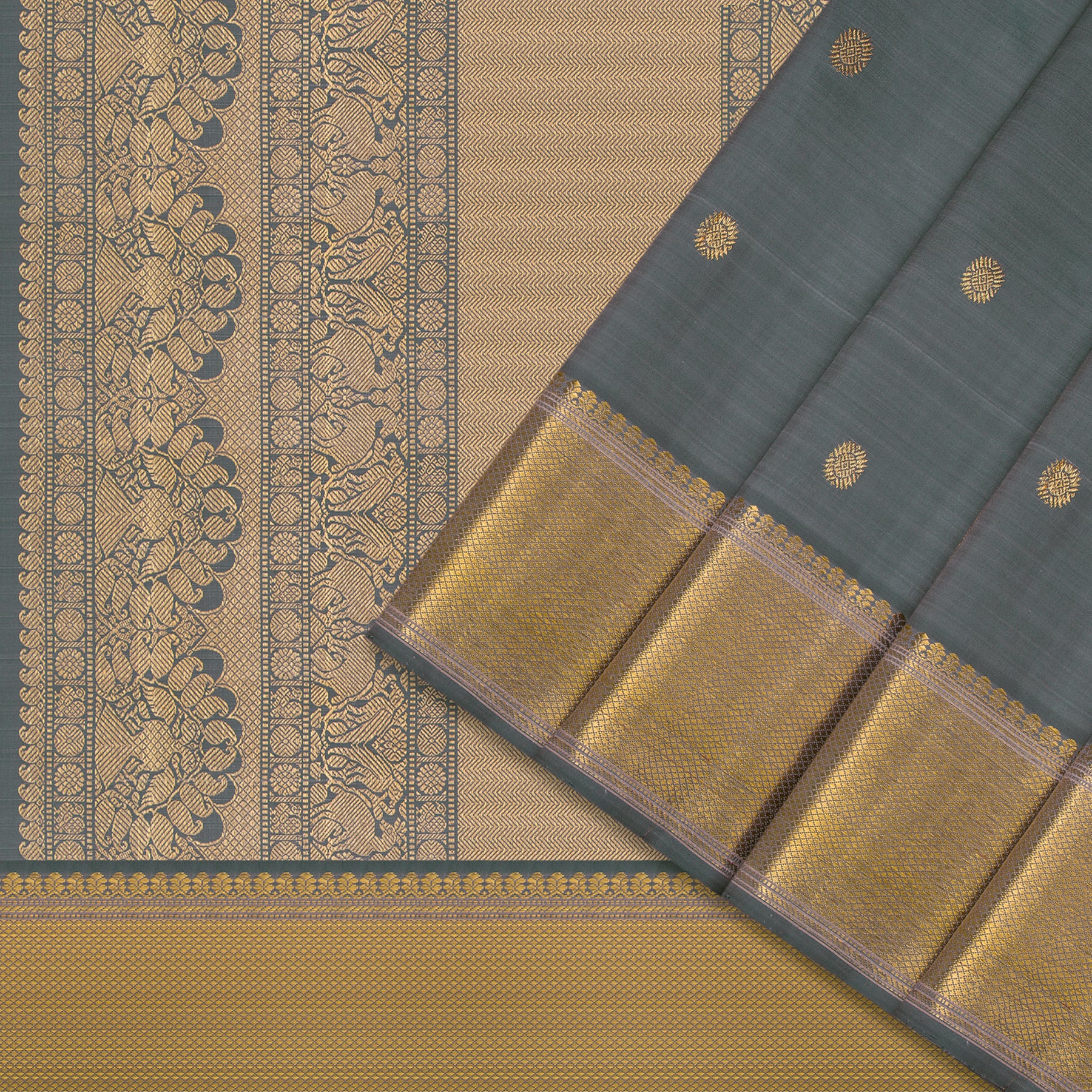 Kanakavalli Kanjivaram Silk Sari 24-040-HS001-05211 - Cover View