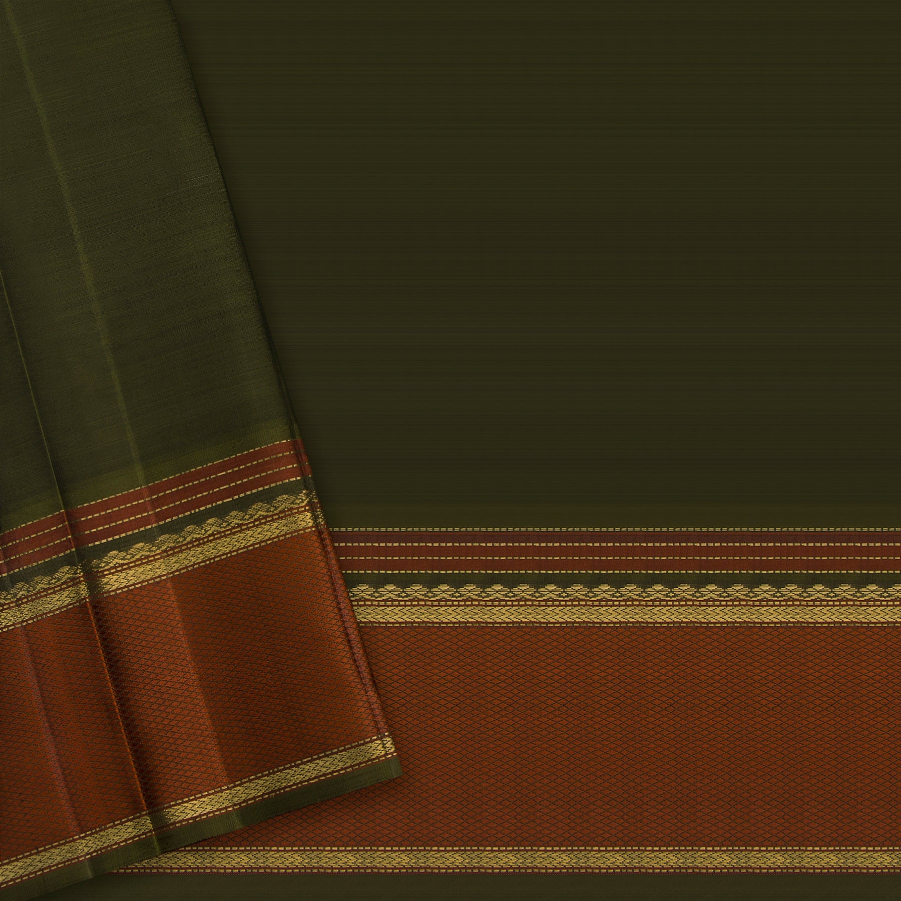 Kanakavalli Kanjivaram Silk Sari 24-040-HS001-05872 - Blouse View