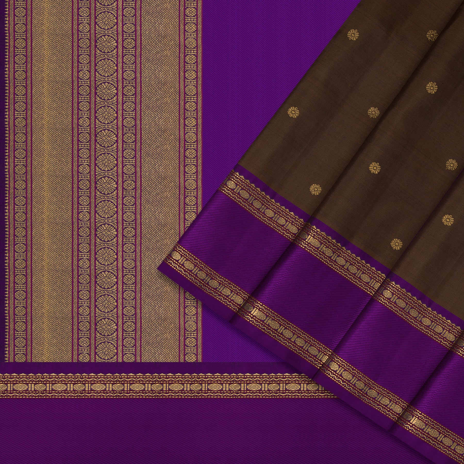 Kanakavalli Kanjivaram Silk Sari 24-040-HS001-05876 - Cover View