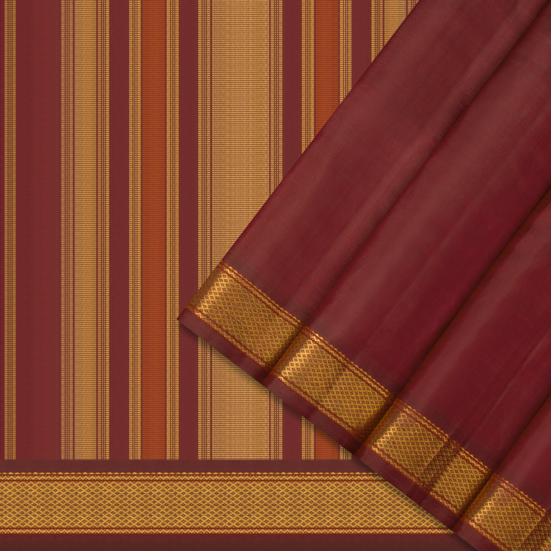 Kanakavalli Kanjivaram Silk Sari 24-040-HS001-05880 - Cover View