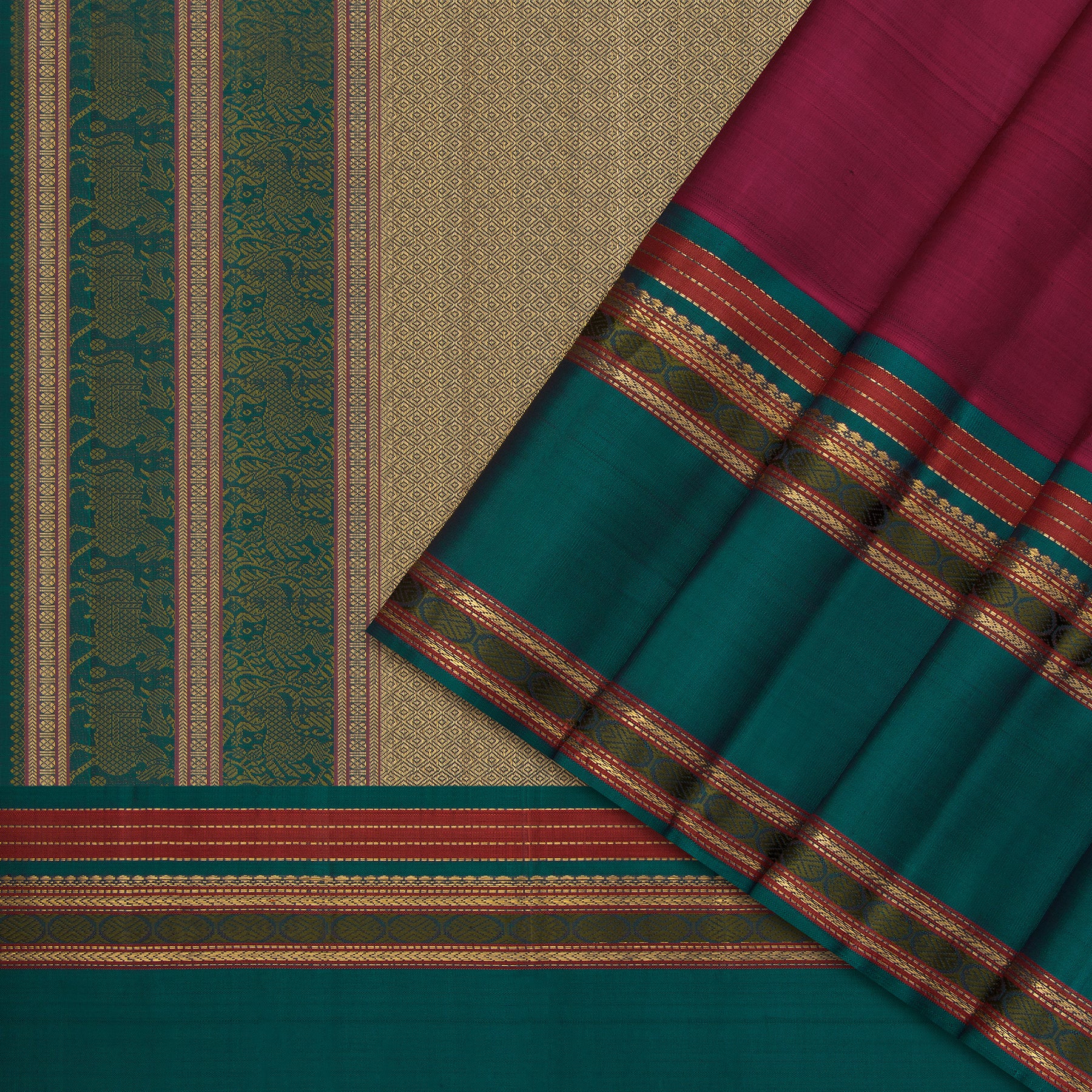 Kanakavalli Kanjivaram Silk Sari 24-040-HS001-06897 - Cover View