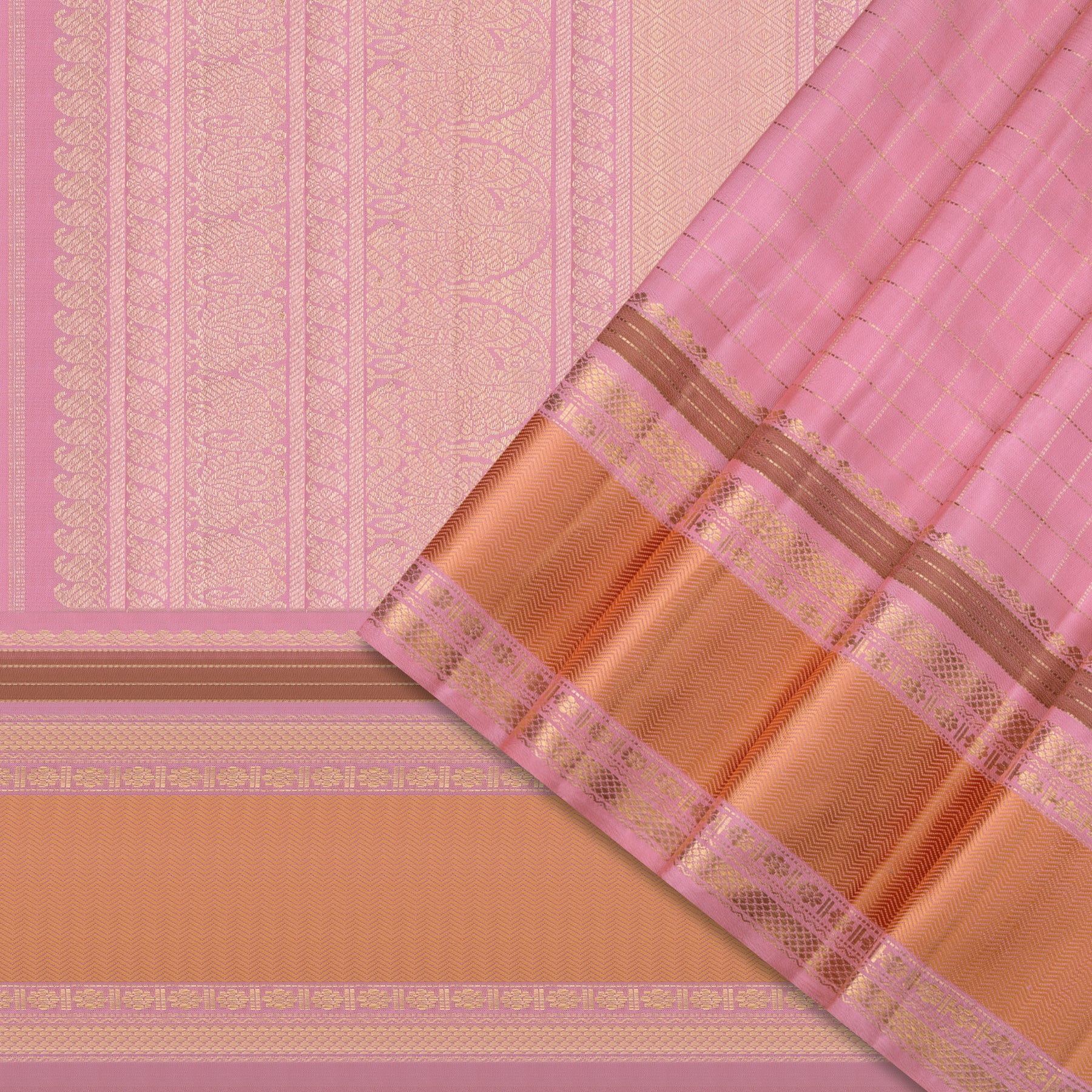 Kanakavalli Kanjivaram Silk Sari 24-040-HS001-06904 - Cover View