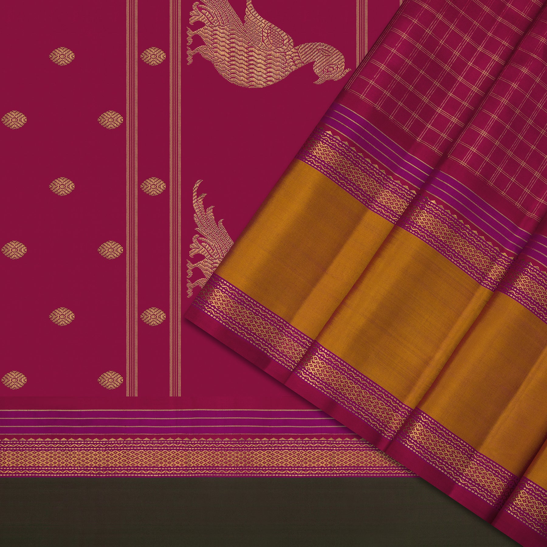 Kanakavalli Kanjivaram Silk Sari 24-040-HS001-06935 - Cover View