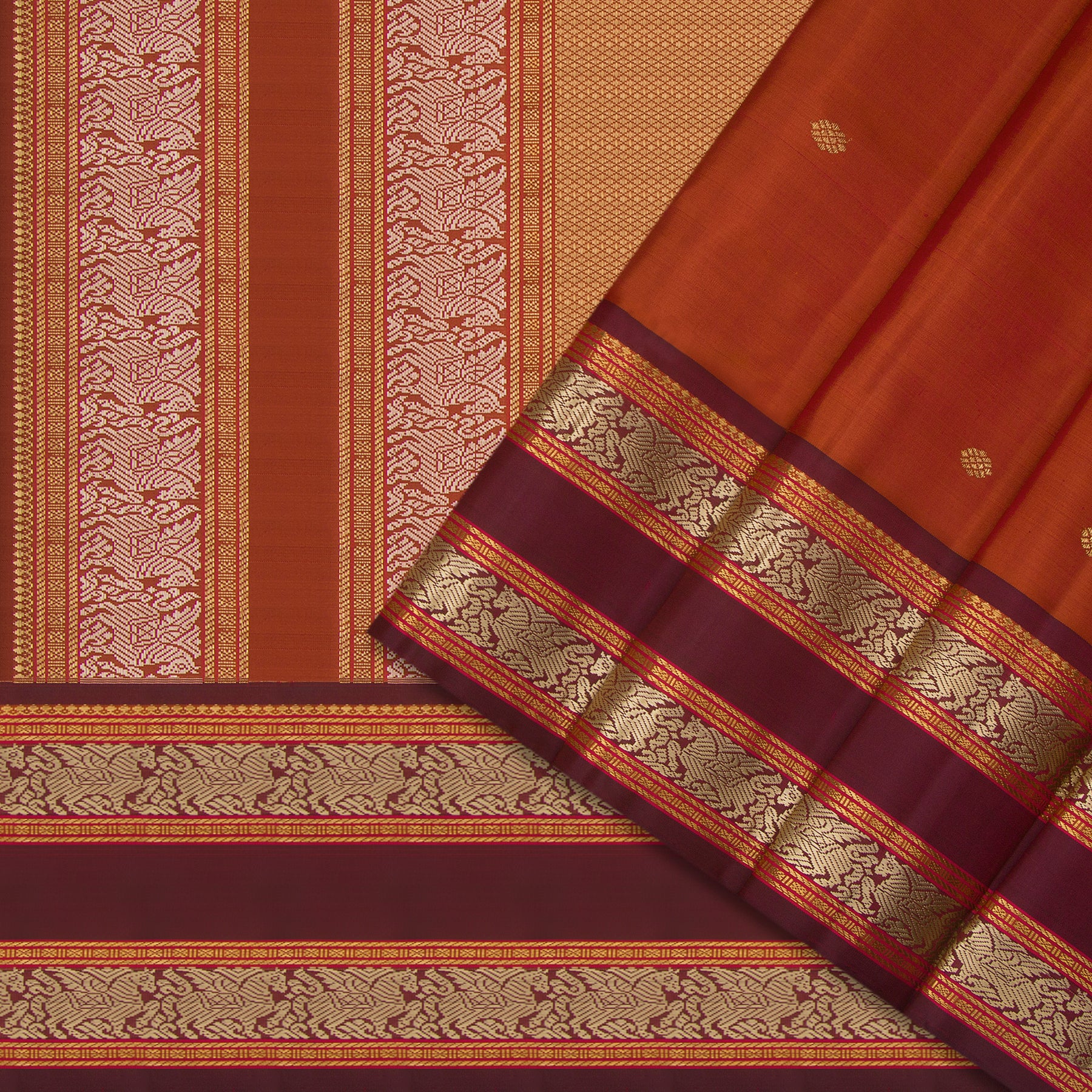 Kanakavalli Kanjivaram Silk Sari 24-040-HS001-08053 - Cover View