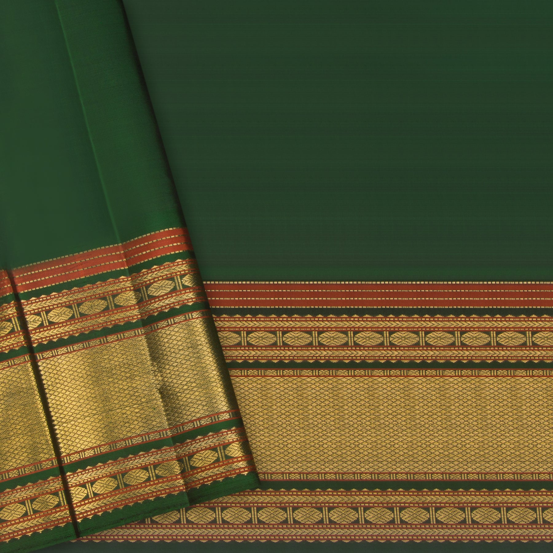 Kanakavalli Kanjivaram Silk Sari 24-040-HS001-08084 - Blouse View