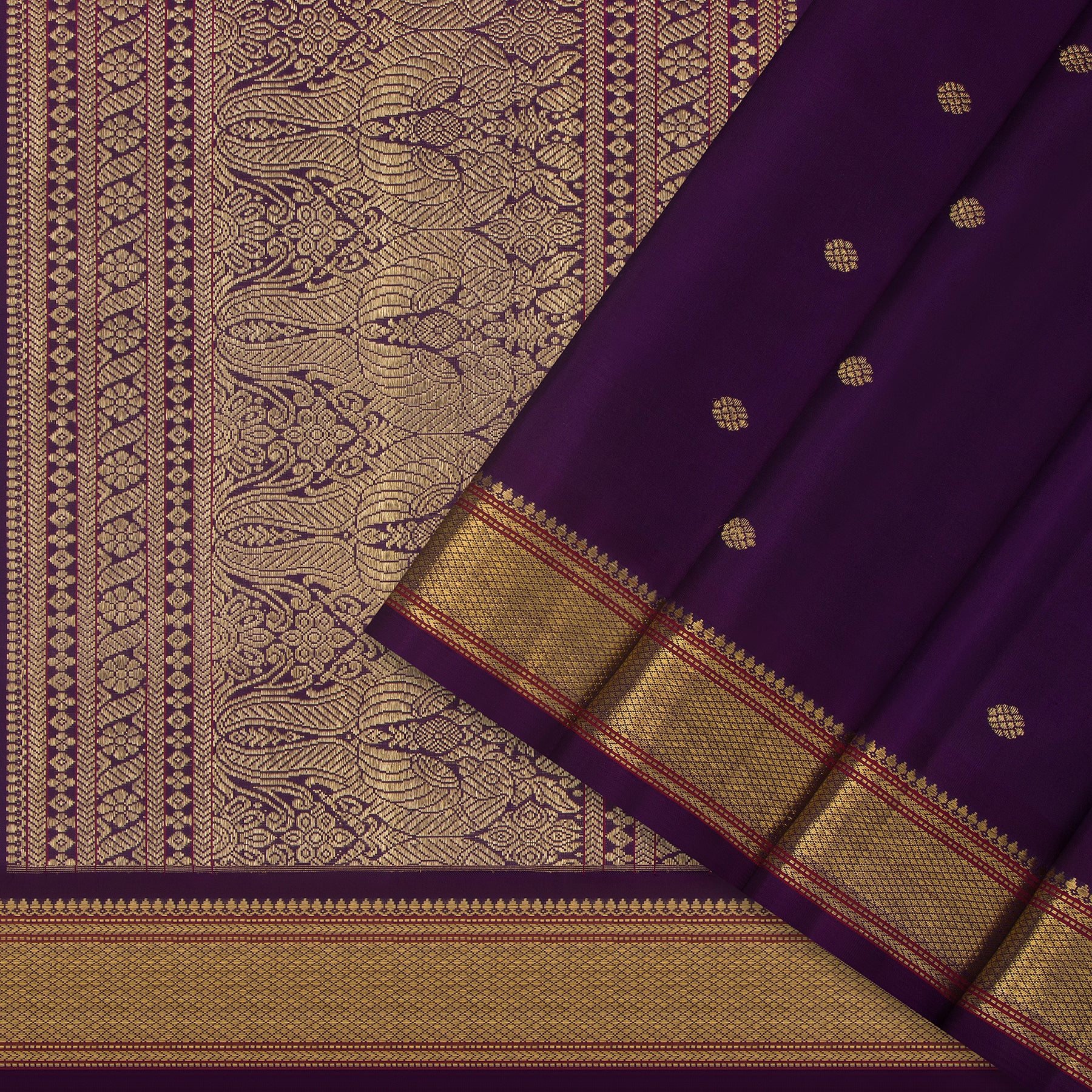 Kanakavalli Kanjivaram Silk Sari 24-040-HS001-08138 - Cover View