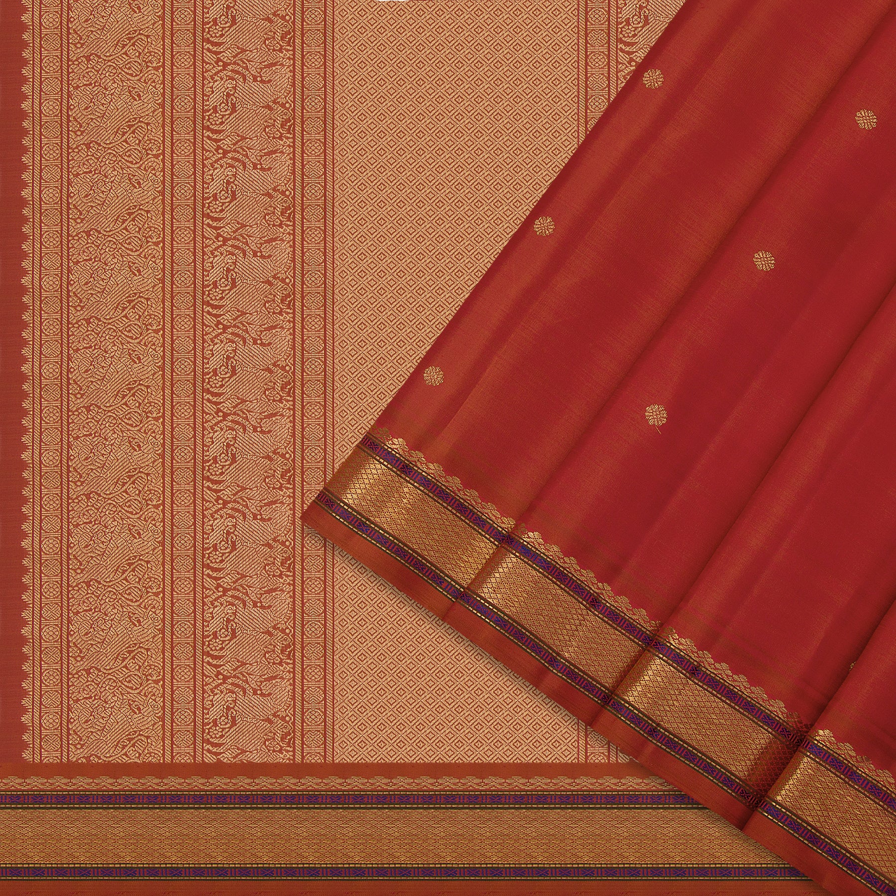 Kanakavalli Kanjivaram Silk Sari 24-040-HS001-08153 - Cover View