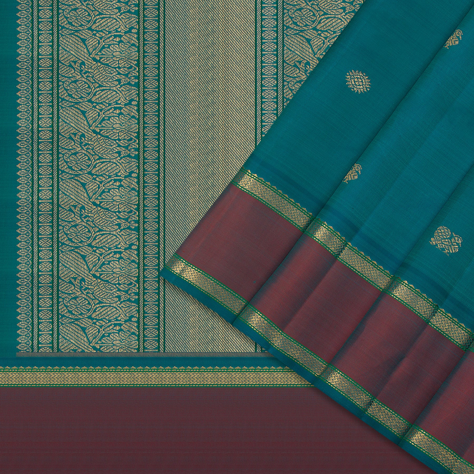 Kanakavalli Kanjivaram Silk Sari 24-040-HS001-08166 - Cover View